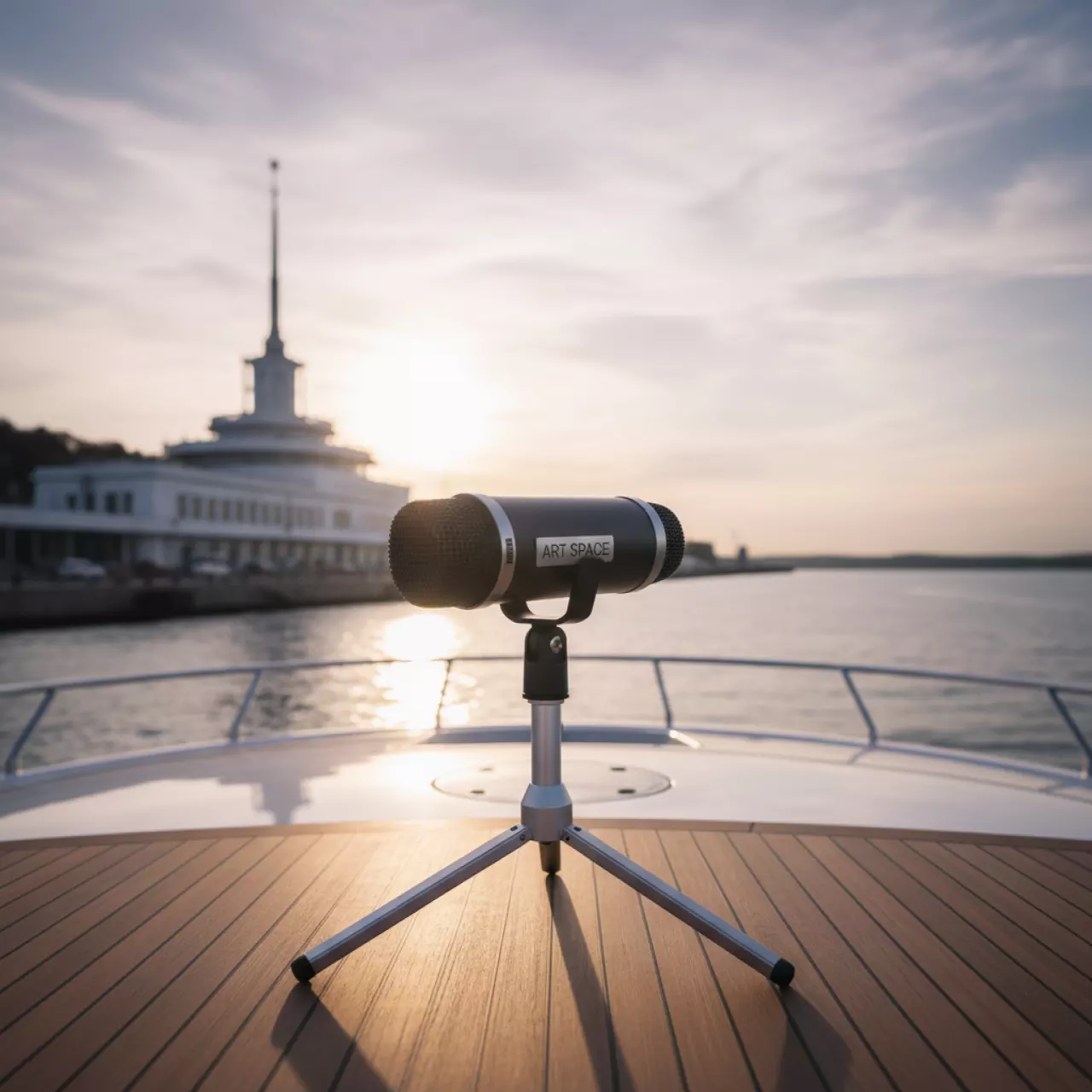 Аренда Микрофон конденсаторный Neumann KM 184 на VIP теплоходе (Морпорт Сочи) — ART SPACE