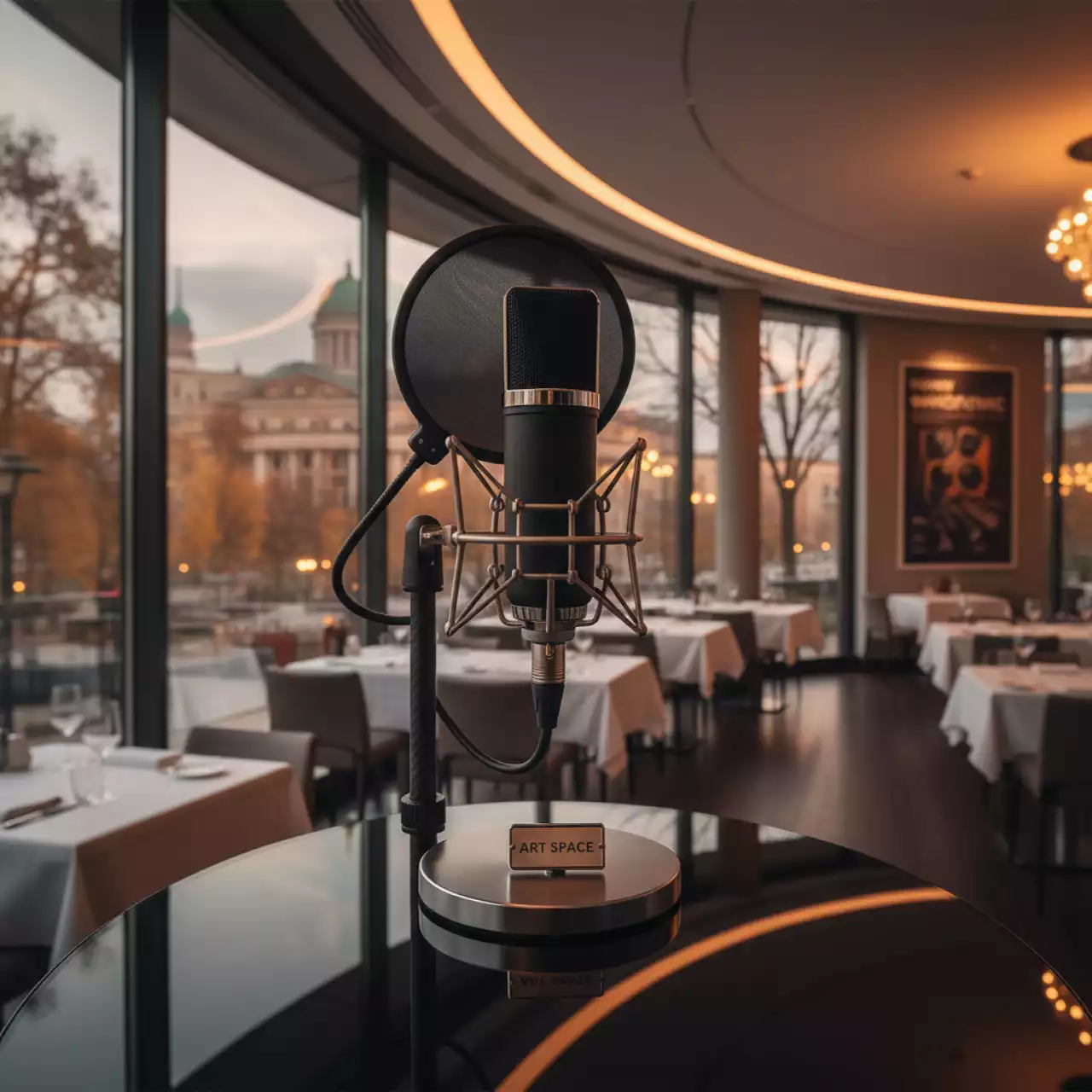 Аренда Микрофон Rode SM 6 антивибрационное крепление с поп фильтром в ресторане «Высота 5642» — ART SPACE