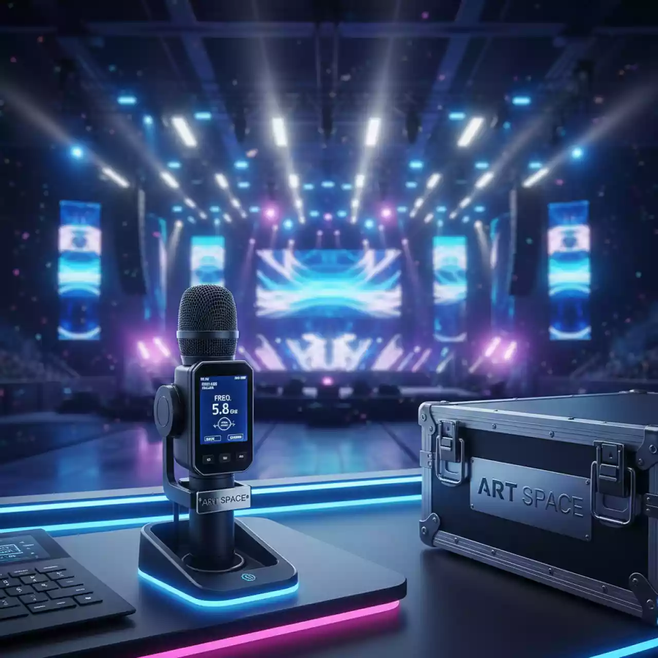 Аренда Микрофон Shure QLXD 4 P 51 QLXD 2 в ледовом дворце «Роза Хутор» — ART SPACE