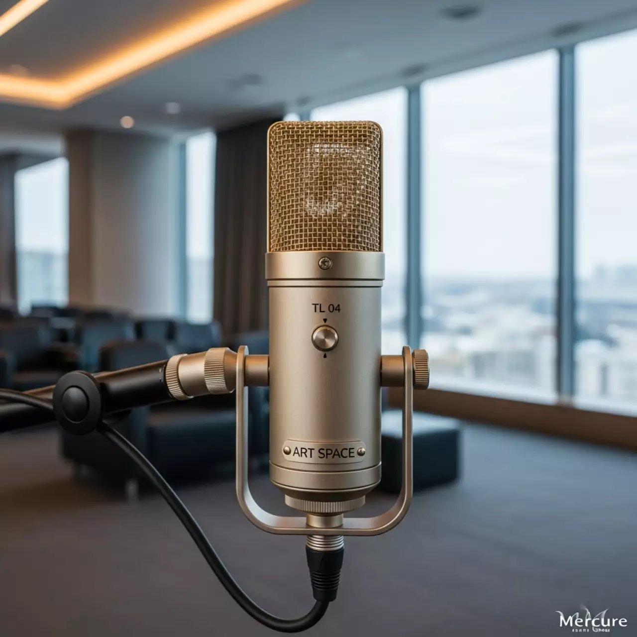 Аренда Микрофон студийный золотой ICM TL 04 в Mercure Сочи Центр — ART SPACE
