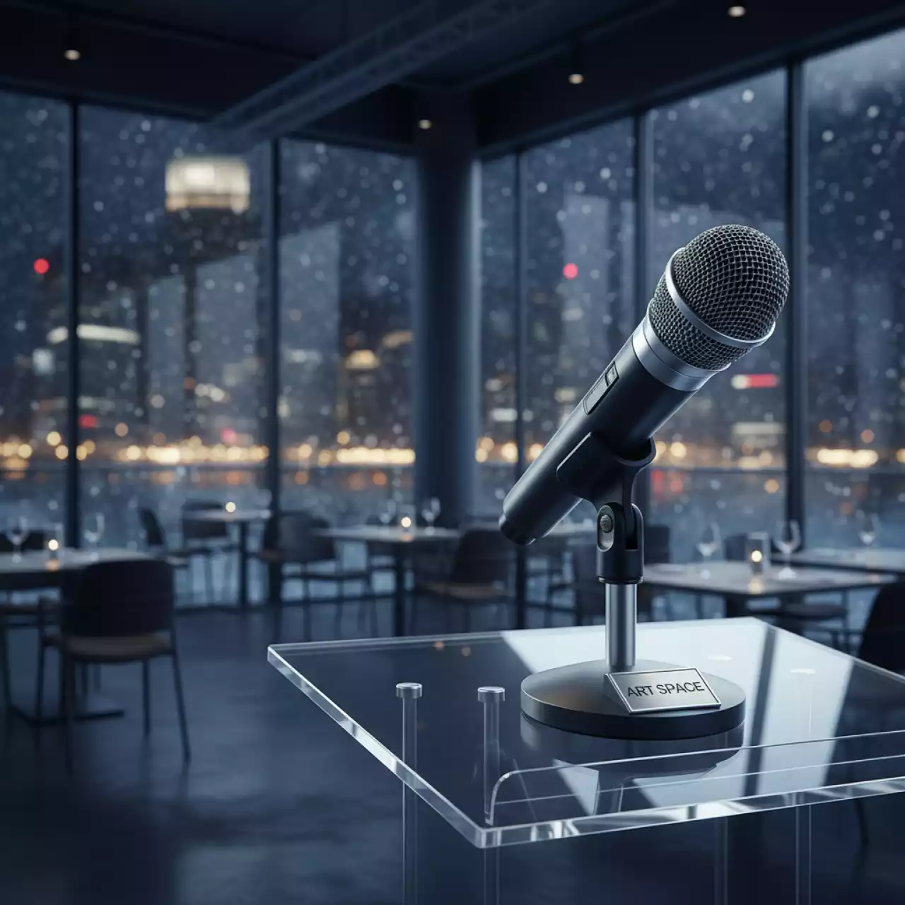 Аренда Микрофон вокальный беспроводной в ресторане «La Terrazza» — ART SPACE