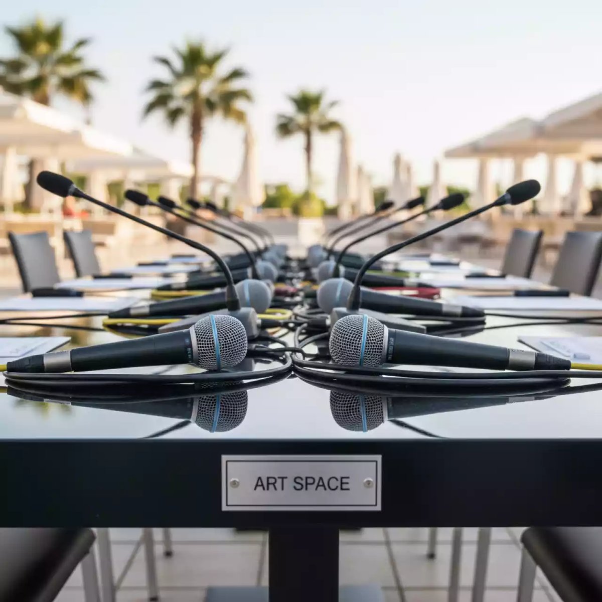 Аренда Микрофоны проводные 12 в пляжном комплексе VinoGrad — ART SPACE