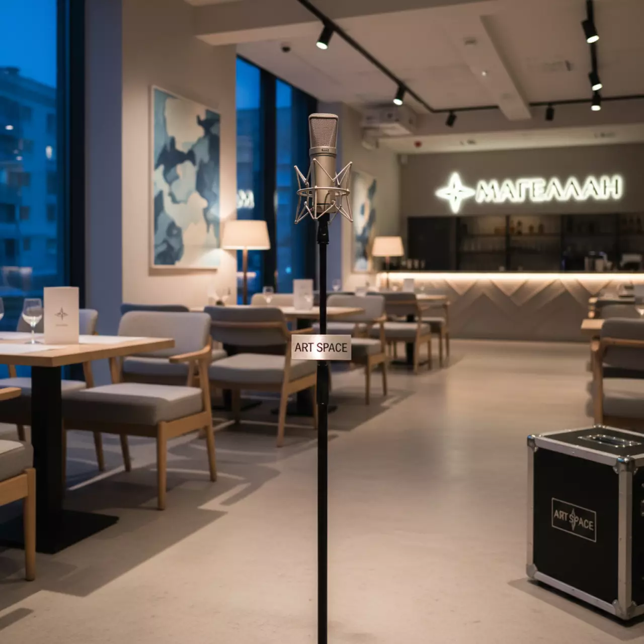 Аренда Микрофоны в ресторане «Магеллан» — ART SPACE