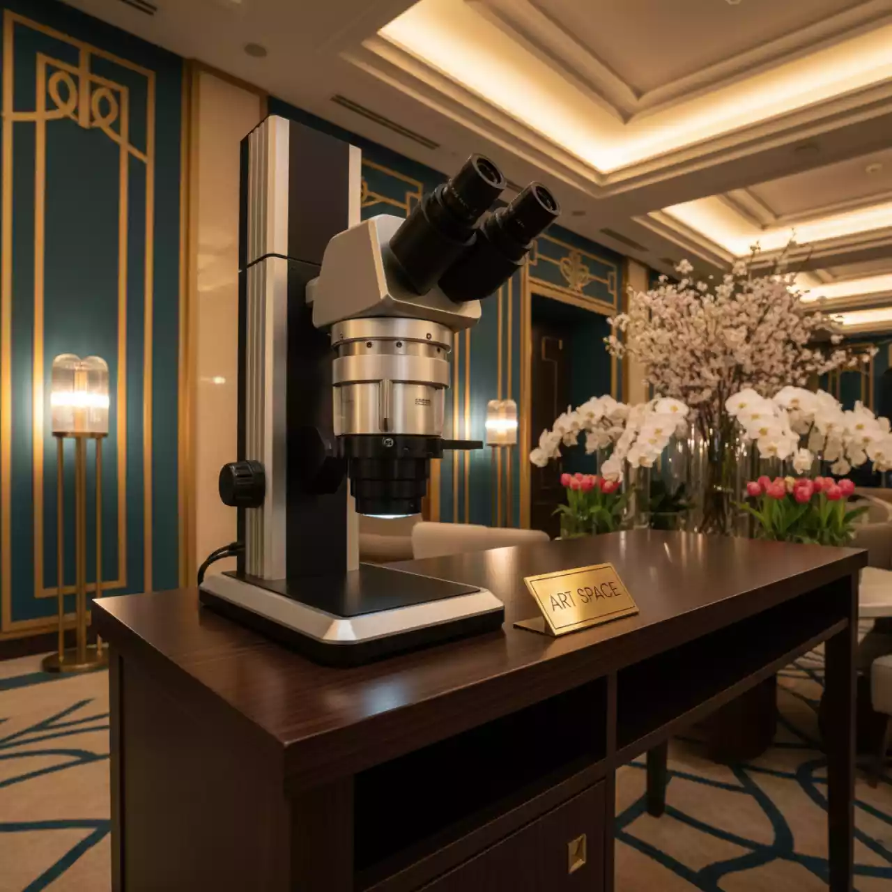 Аренда Микроскоп цифровой Discovery Atto Polar 5 Мпикс в Radisson Collection Paradise — ART SPACE