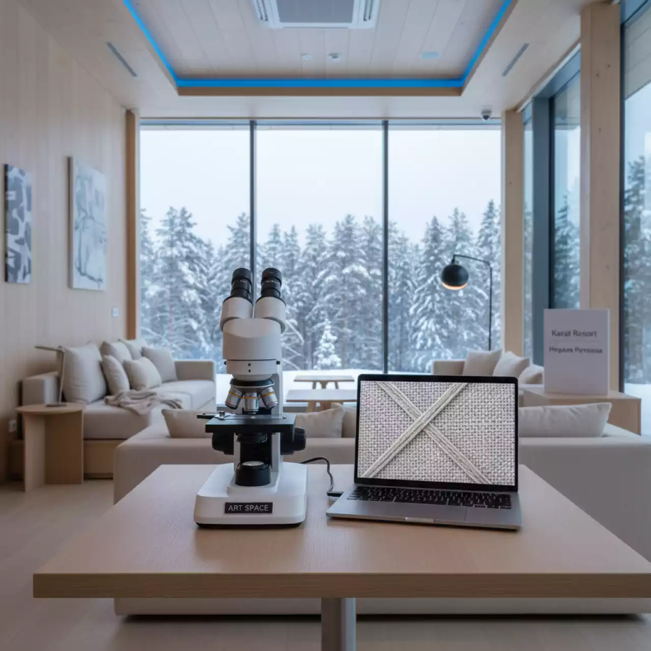 Аренда Микроскоп цифровой Levenhuk Rainbow D2L Moonstone в Karat Resort — ART SPACE