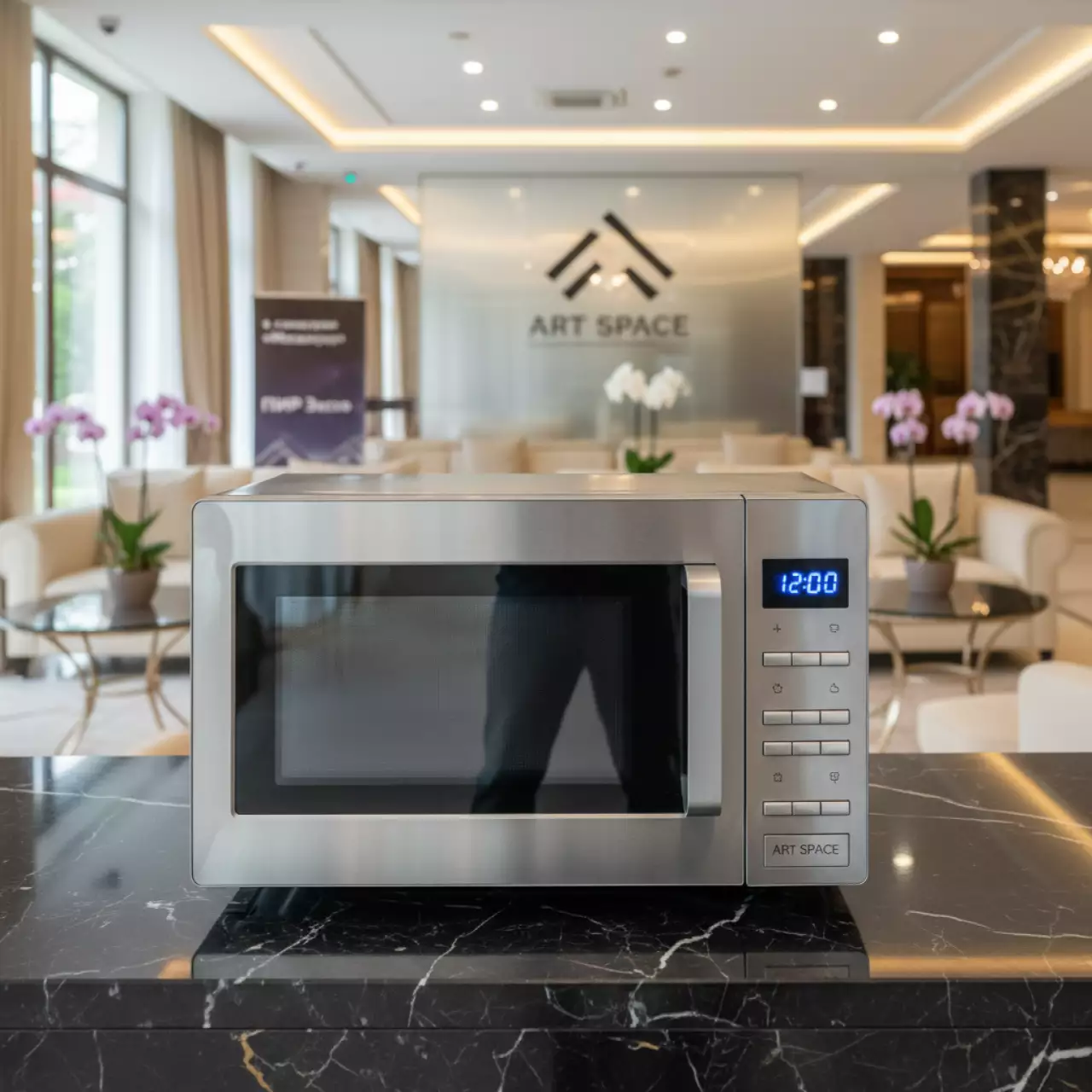 Аренда Микроволновая печь Sharp R 2800RSL в санатории «Металлург» — ART SPACE