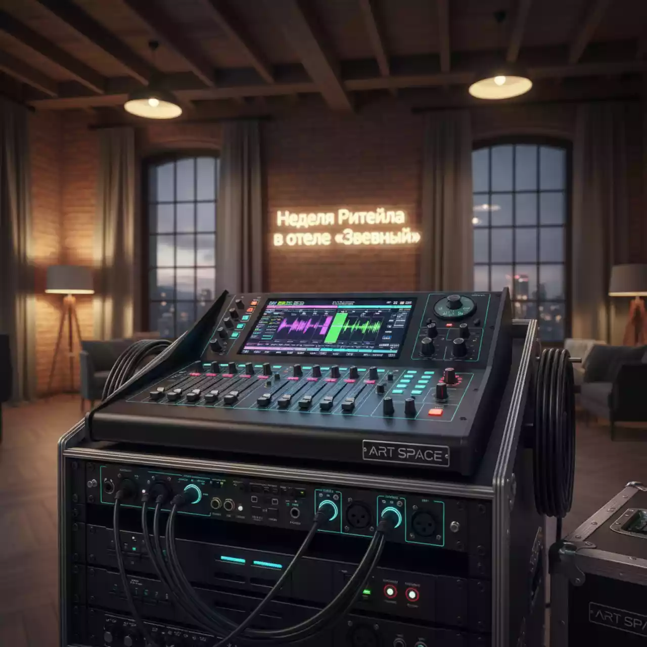 Аренда Микшер Behringer X32 RACK в отеле «Звездный» — ART SPACE