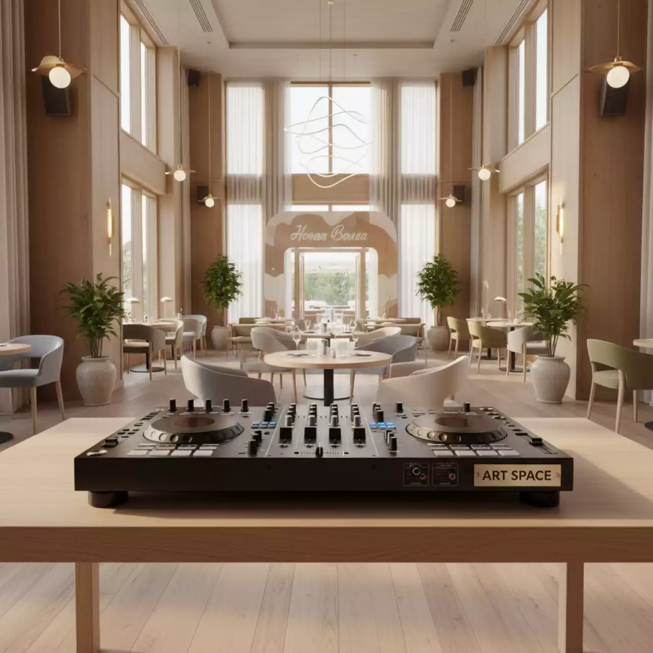 Аренда Микшер DJM A9 в ресторане «La Terrazza» — ART SPACE