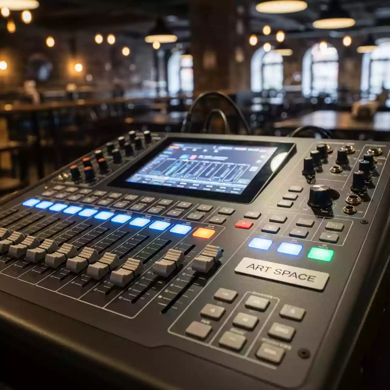 Аренда Микшерный пульт Allen Heath QU 16 в ресторане «Магеллан» — ART SPACE