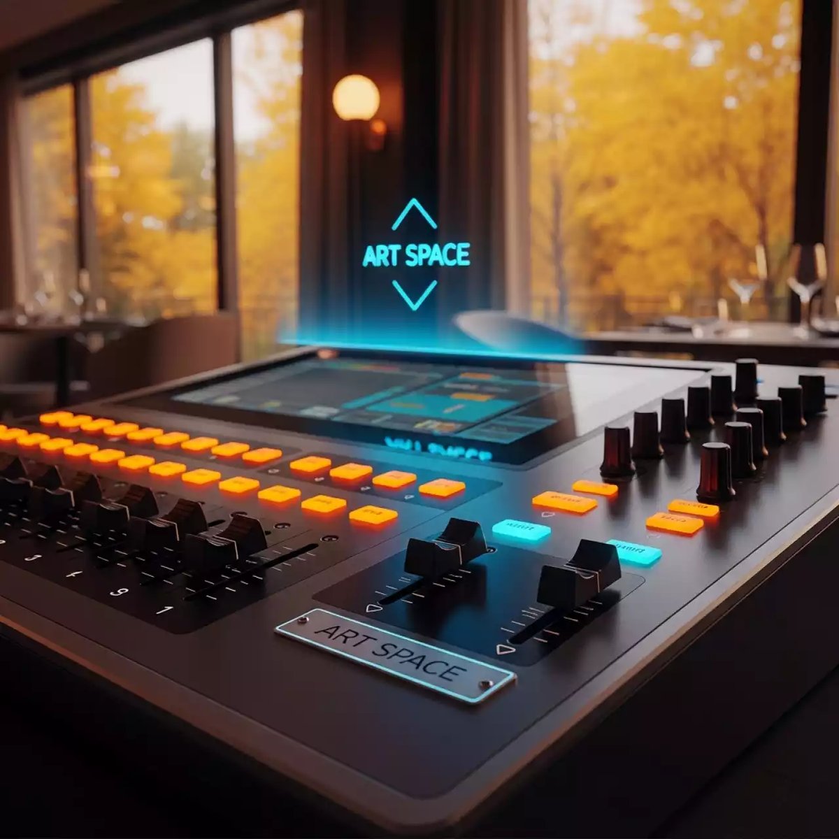 Аренда Микшерный пульт Allen & Heath в ресторане «Brunello» — ART SPACE