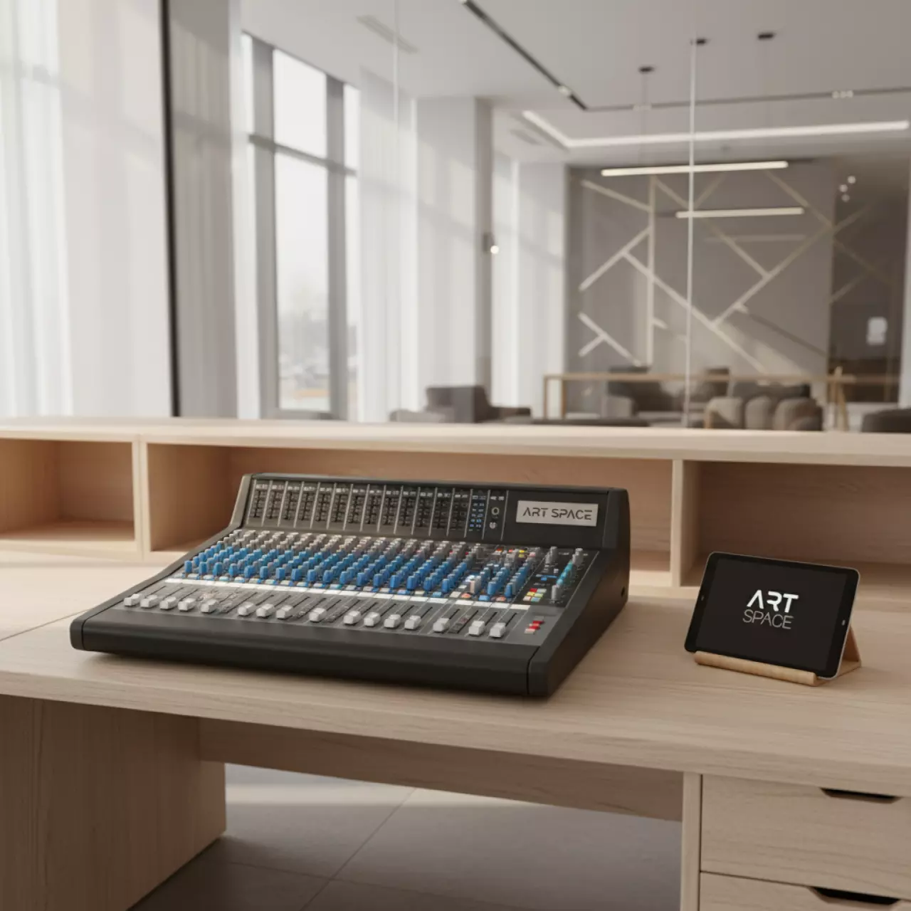 Аренда Микшерный пульт аналоговый Soundcraft Spirit LX7ii 32 в Grand Karat Sochi — ART SPACE