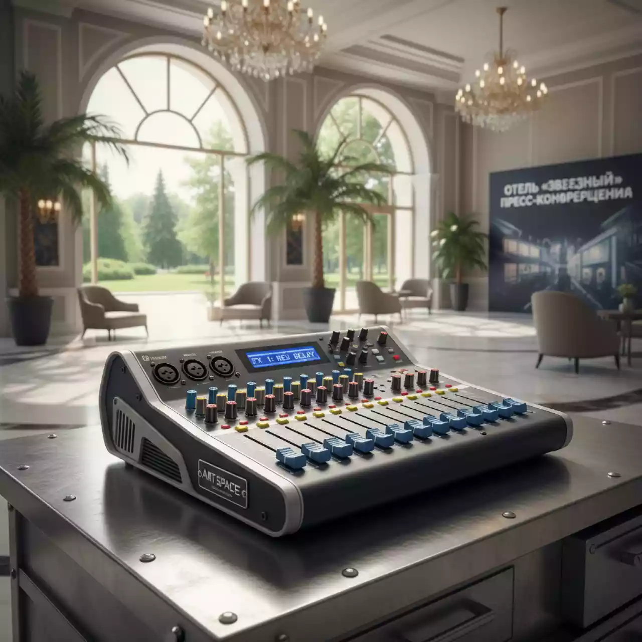 Аренда Микшерный пульт Behringer UB 1204FX Pro в отеле «Звездный» — ART SPACE