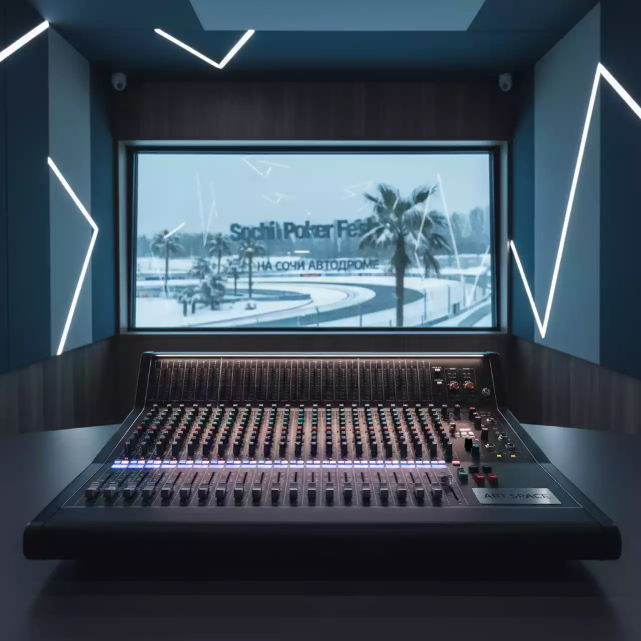 Аренда Микшерный пульт Behringer X1204USB на Сочи Автодроме — ART SPACE