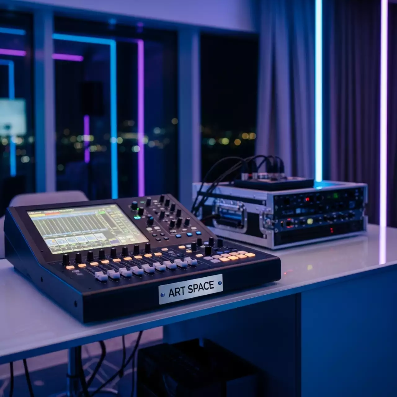 Аренда Микшерный пульт Behringer Xenyx QX 1204USB в Cosmos Sochi Hotel — ART SPACE
