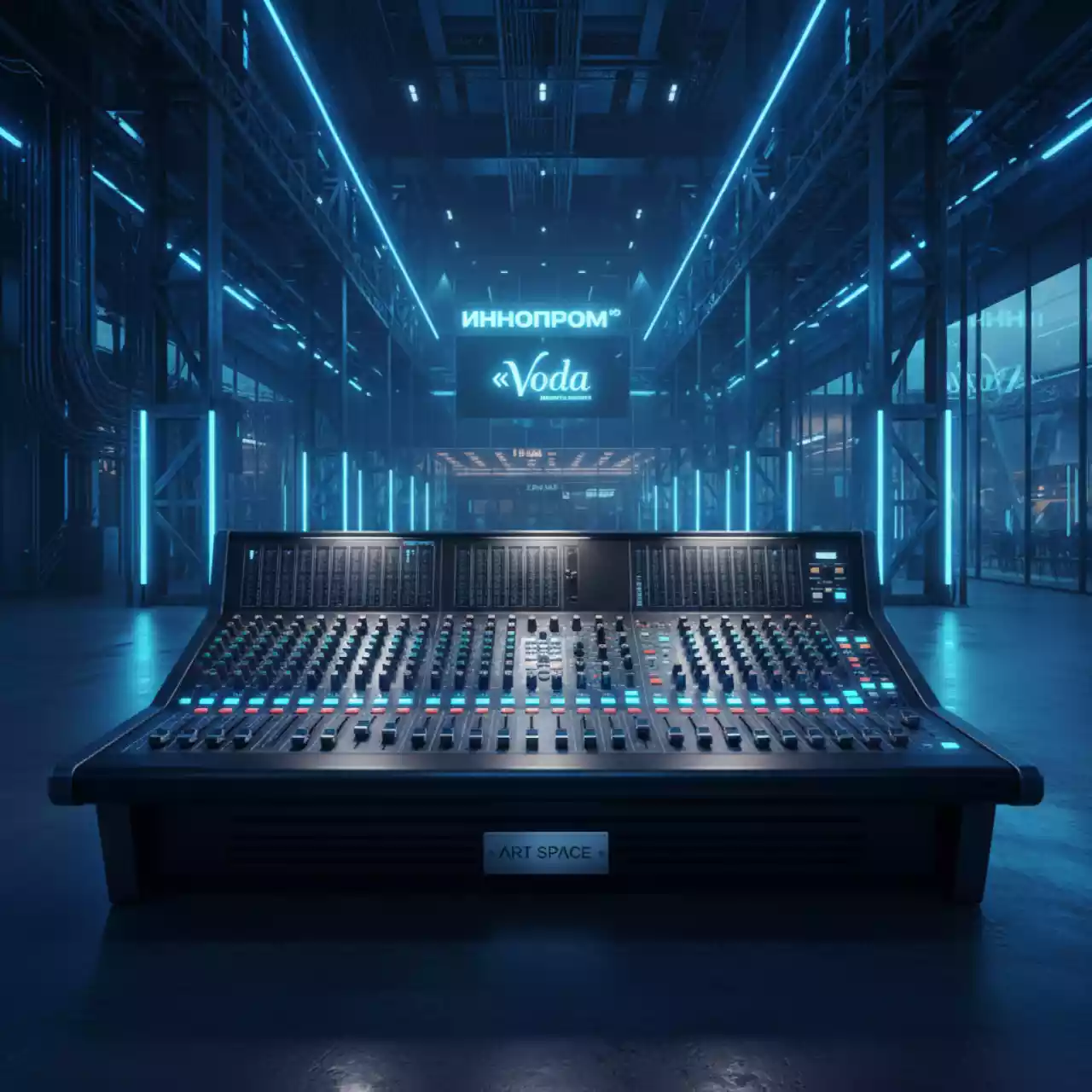 Аренда Микшерный пульт Behringer Xenyx QX 1204USB в ресторане «Voda» — ART SPACE