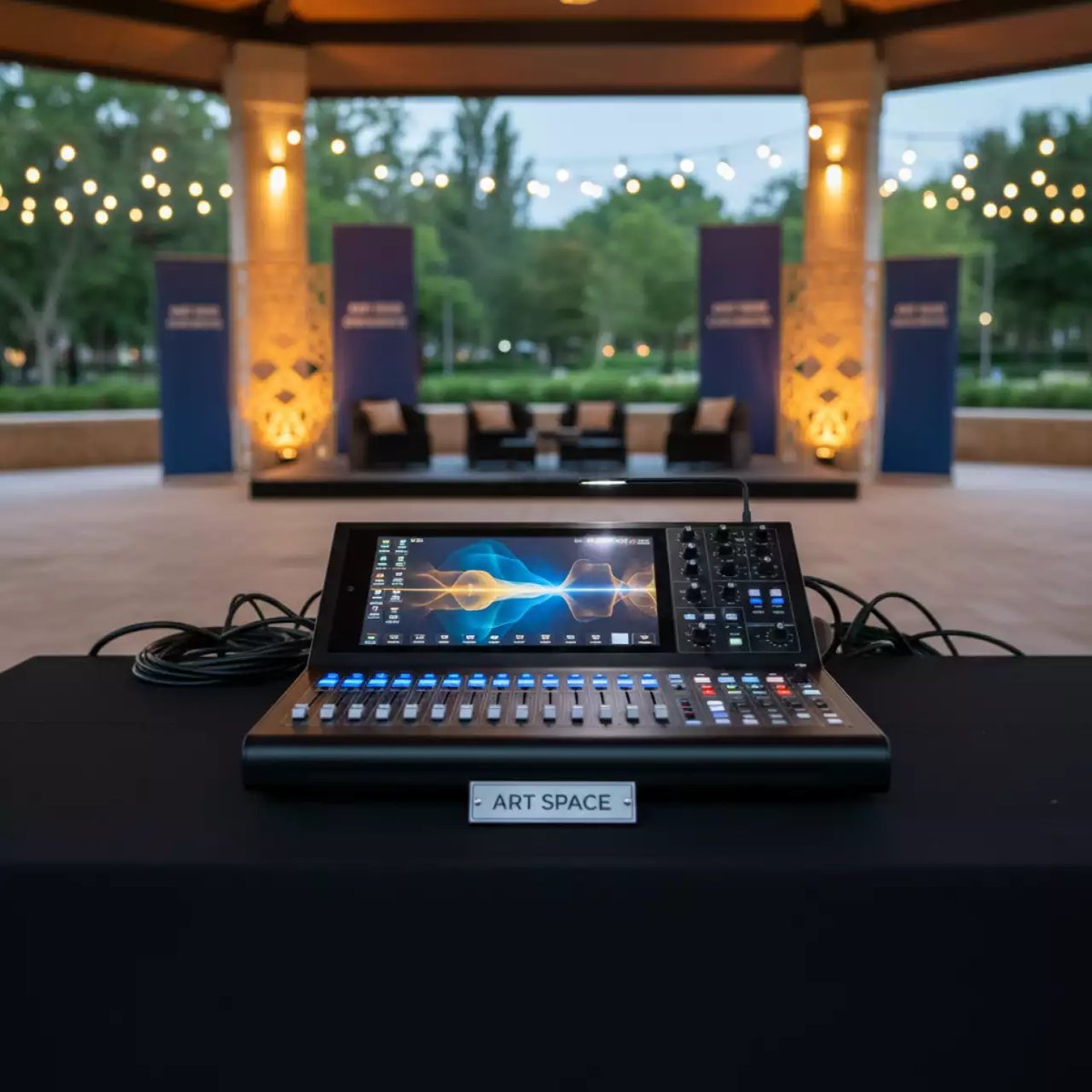 Аренда Микшерный пульт dLive DM48 в парке «Ривьера» — ART SPACE
