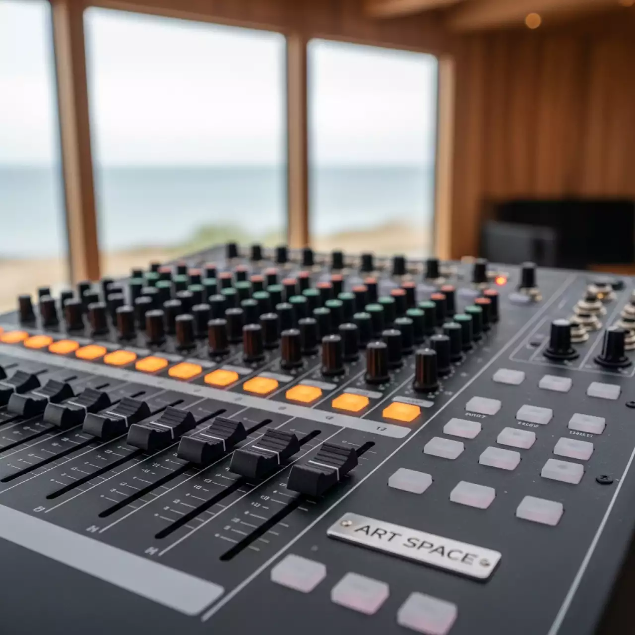 Аренда Микшерный пульт Mackie ProFX12 в пляжном комплексе VinoGrad — ART SPACE