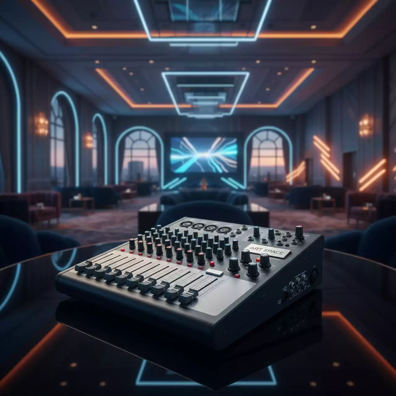 Аренда Микшерный пульт Yamaha MG 82CX в гранд-отеле «Жемчужина» — ART SPACE