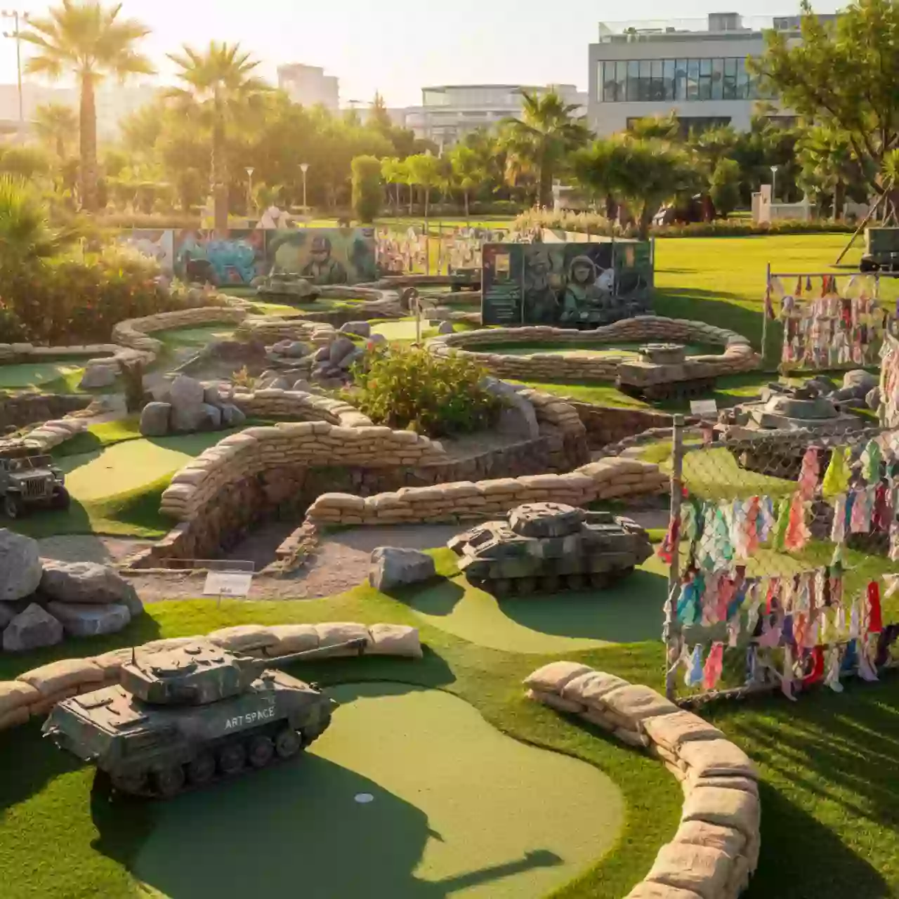 Аренда Мини гольф армейский в Гранд Отель Сочи — ART SPACE