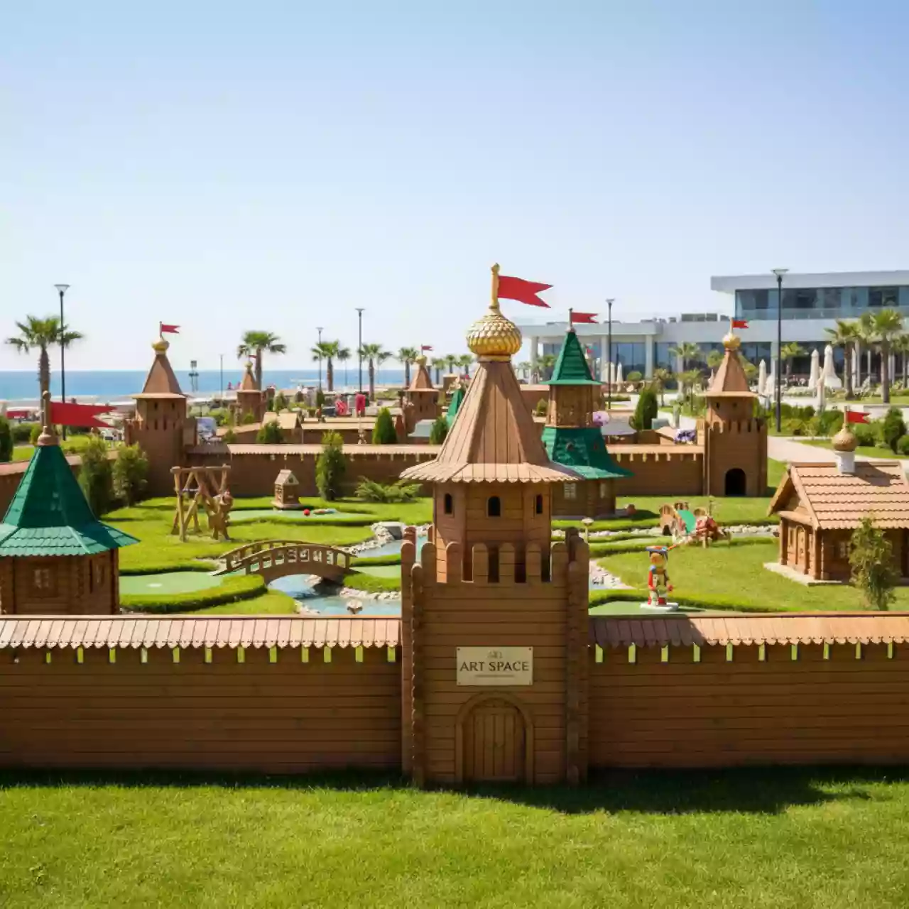 Аренда Мини гольф древнерусский в отеле Hyatt Regency Sochi — ART SPACE