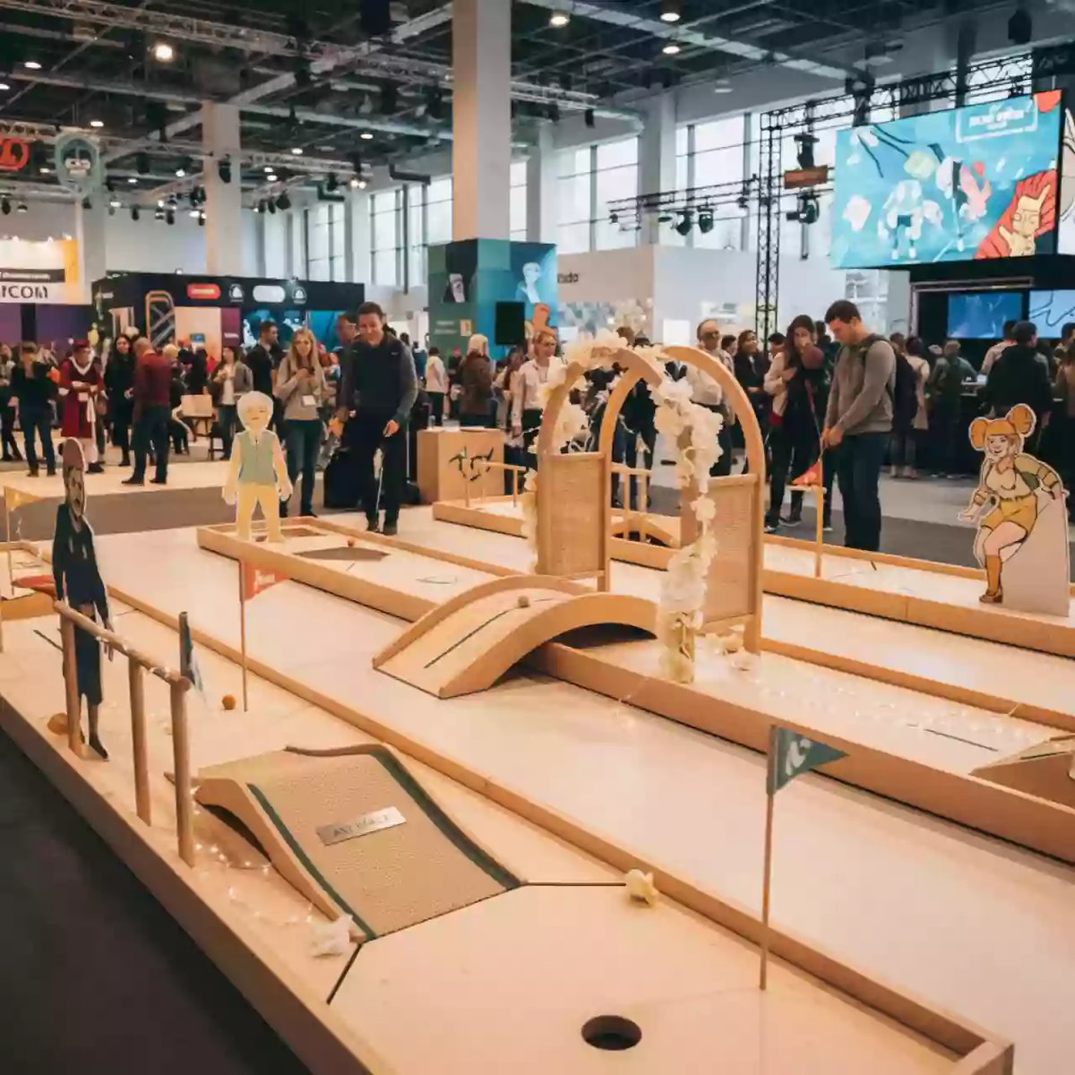 Аренда Мини гольф новогодний в Rixos Krasnaya Polyana — ART SPACE