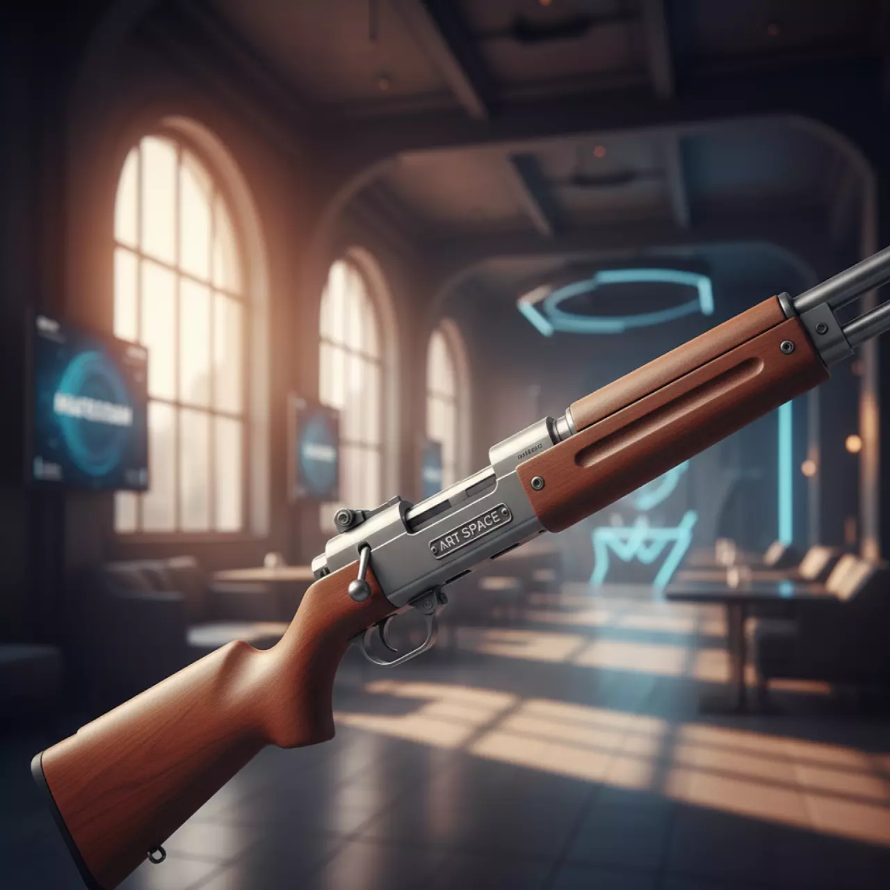 Аренда ММГ АК учебный 5,45 мм с деревянным прикладом Молот в ресторане «Магеллан» — ART SPACE