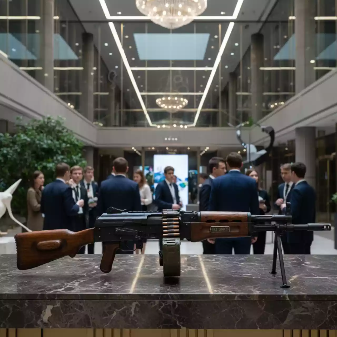 Аренда ММГ ПКМ учебный пулемета Калашникова в Stella di Mosca — ART SPACE