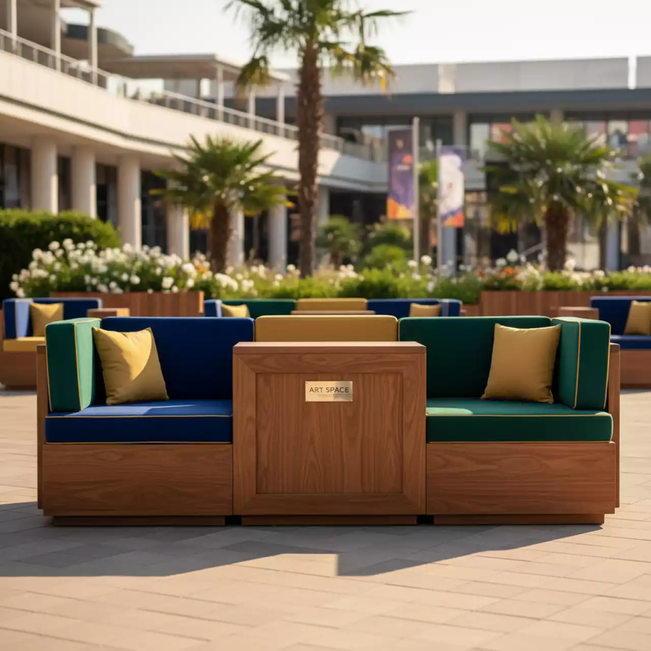 Аренда Модуль деревянный C’est La Vie с подушками в Сочи Парк Отеле — ART SPACE