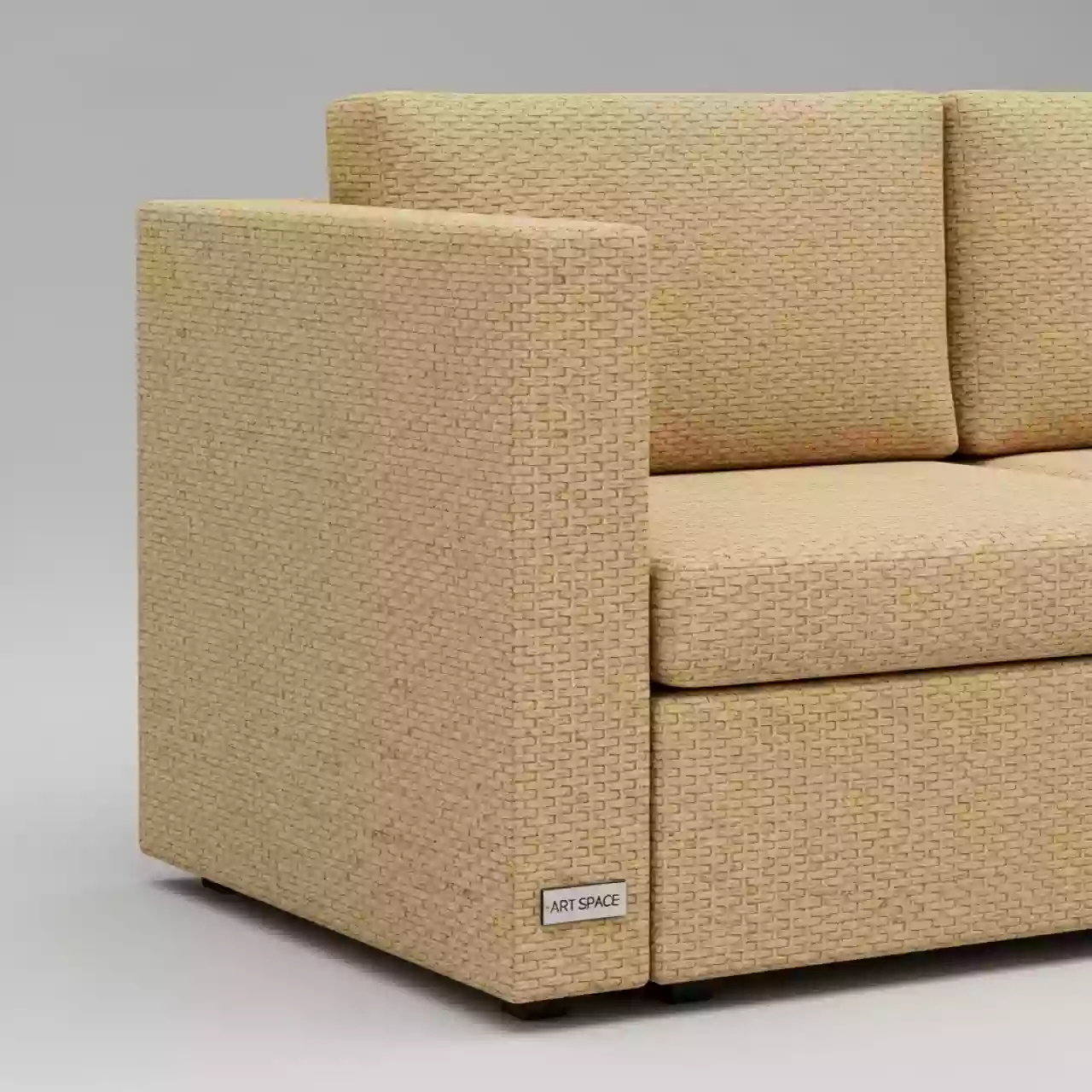 Аренда Модуль дивана плетеный левый Бергамо соломенный в Radisson Blu Resort & Congress Centre — ART SPACE