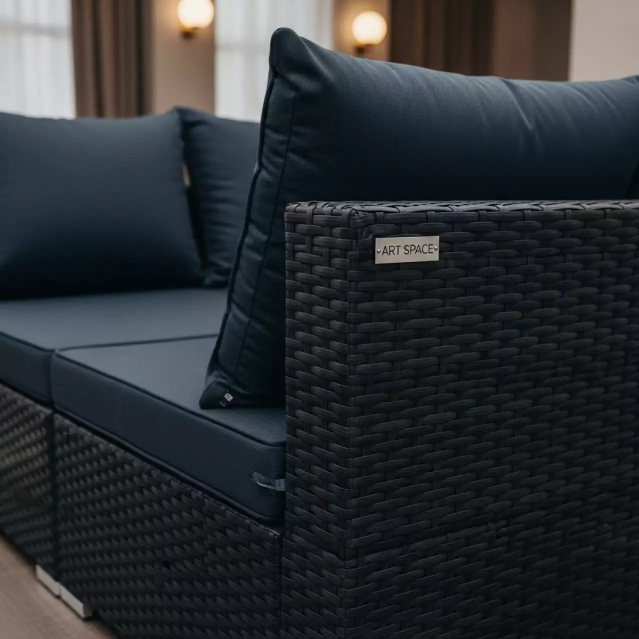 Аренда Модуль дивана правый плетеный YH C2579WY в отеле «Богатырь» — ART SPACE