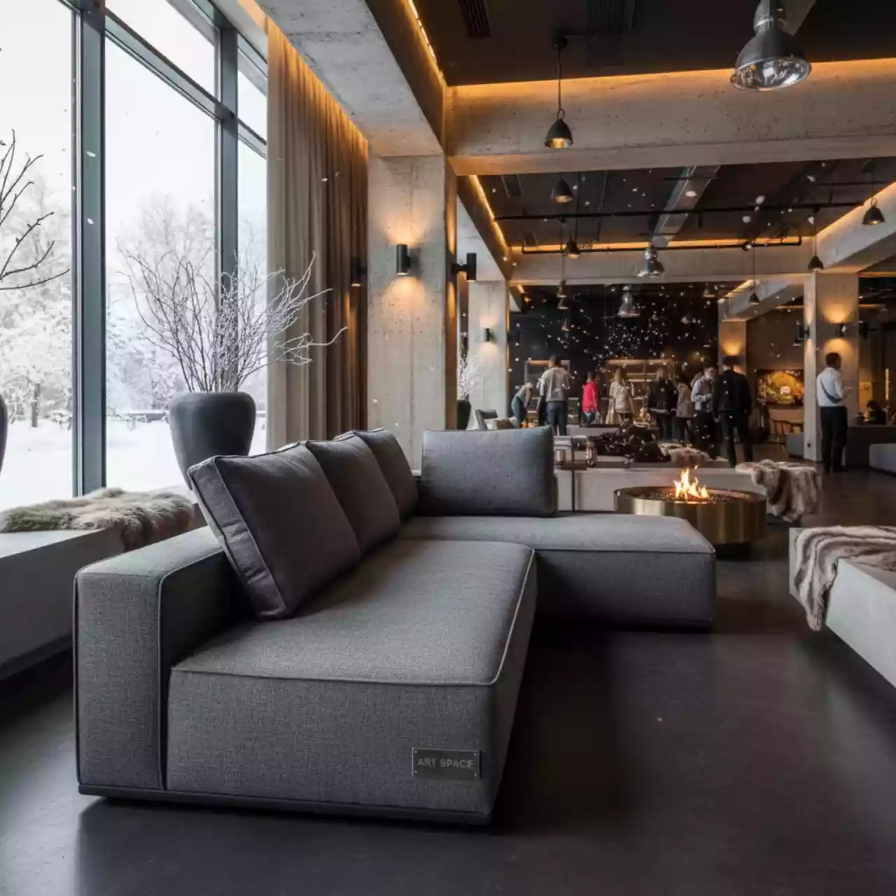 Аренда Модуль диванный угловой YH C1031W TW graphite в отеле «Звездный» — ART SPACE