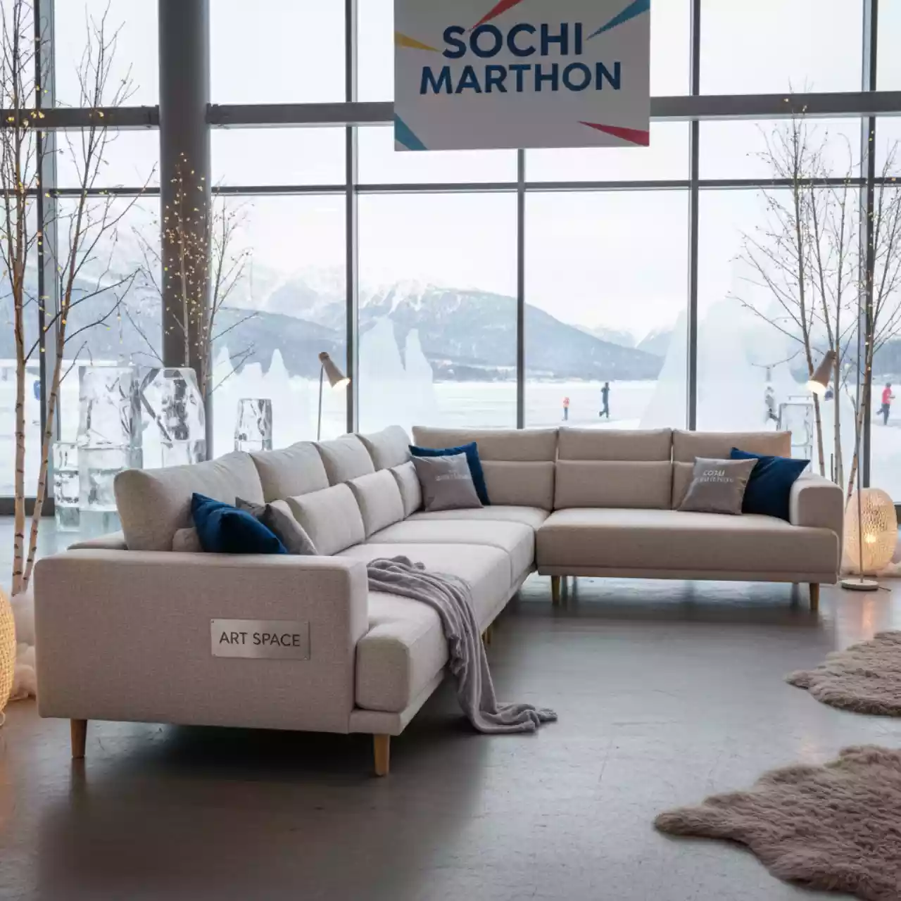 Аренда Модуль мягкий угловой Jeff в МФК «Горный» — ART SPACE