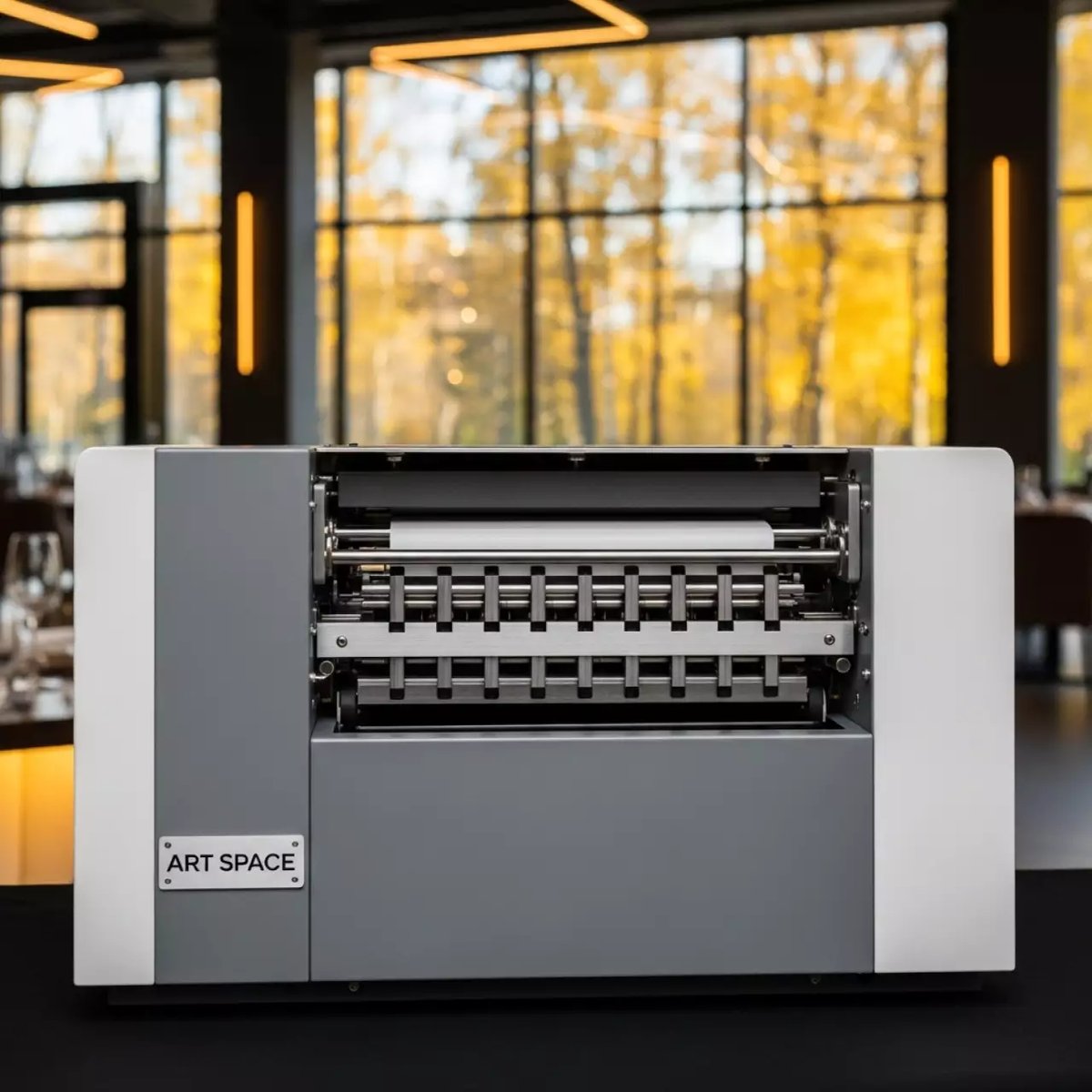 Аренда Модуль ножевой фальцовки Ausjetech MCF33 в ресторане «D.O.M» — ART SPACE