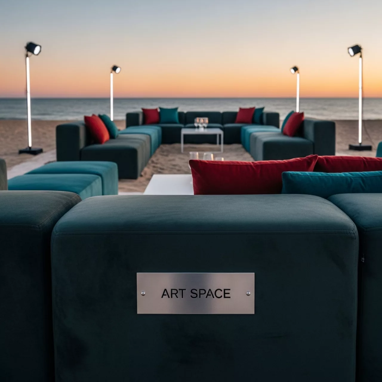 Аренда Модульный диван SEN 104 STND на пляже «Ривьера» — ART SPACE