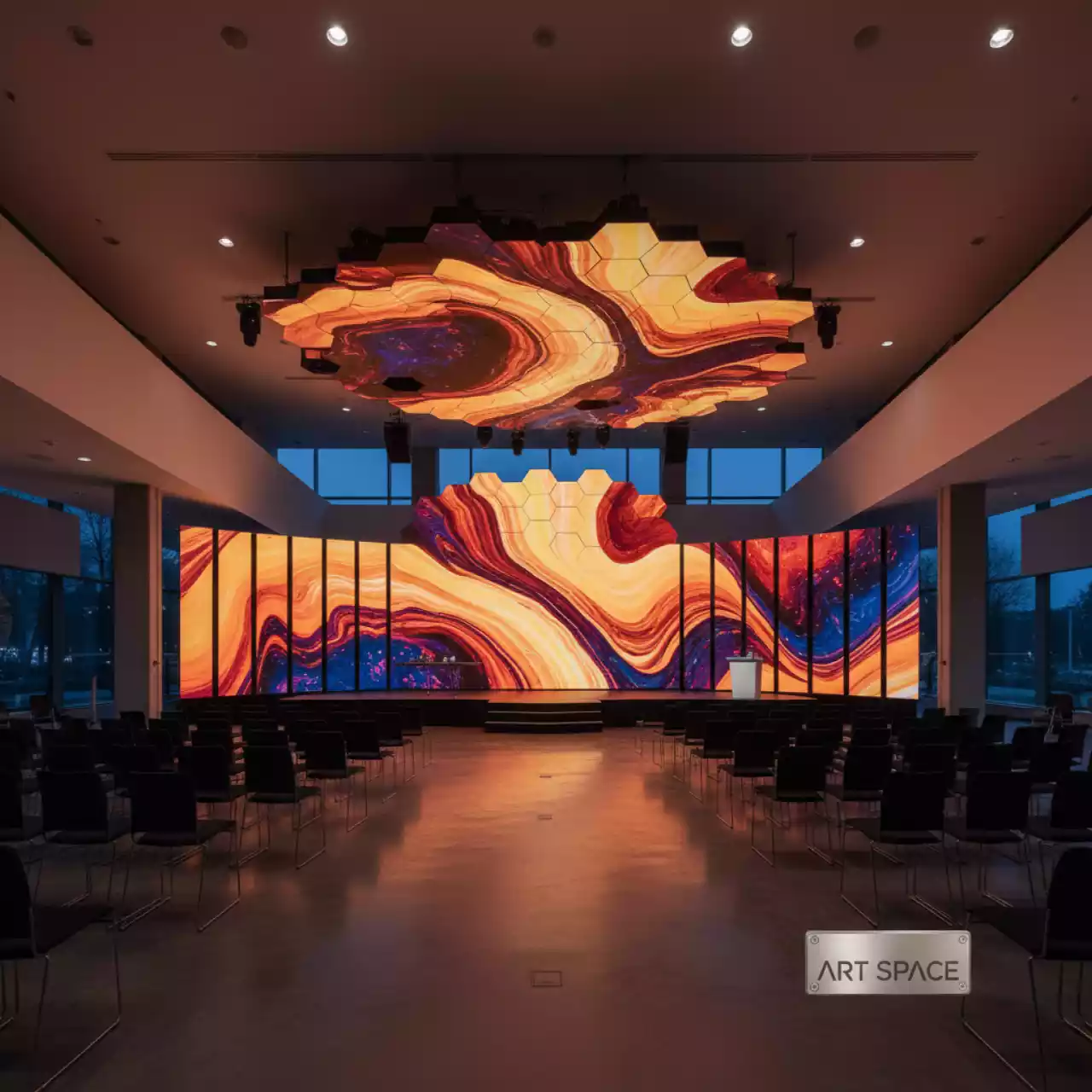 Аренда Модуль светодиодный креативный шаг 6 мм в отеле Radisson Lazurnaya — ART SPACE