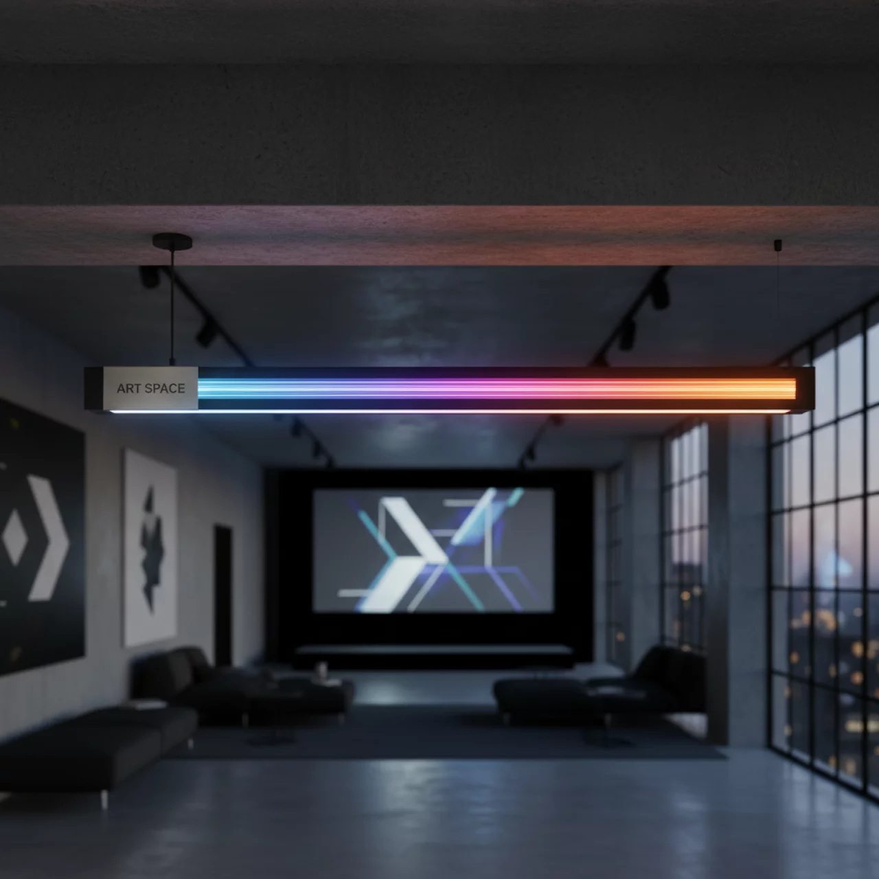 Аренда Модуль светового бегущего огня 1 м в Panorama by Mercure — ART SPACE