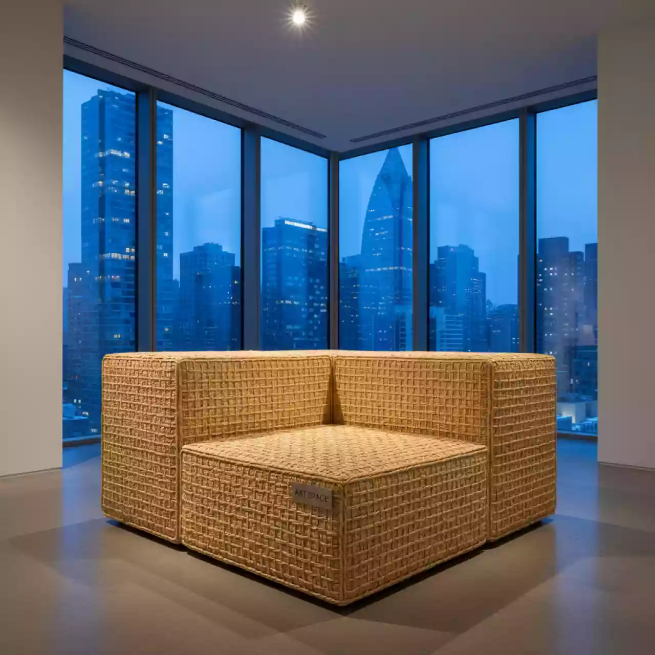 Аренда Модуль угловой лунго гиацинт соломенный в Mantera Supreme — ART SPACE