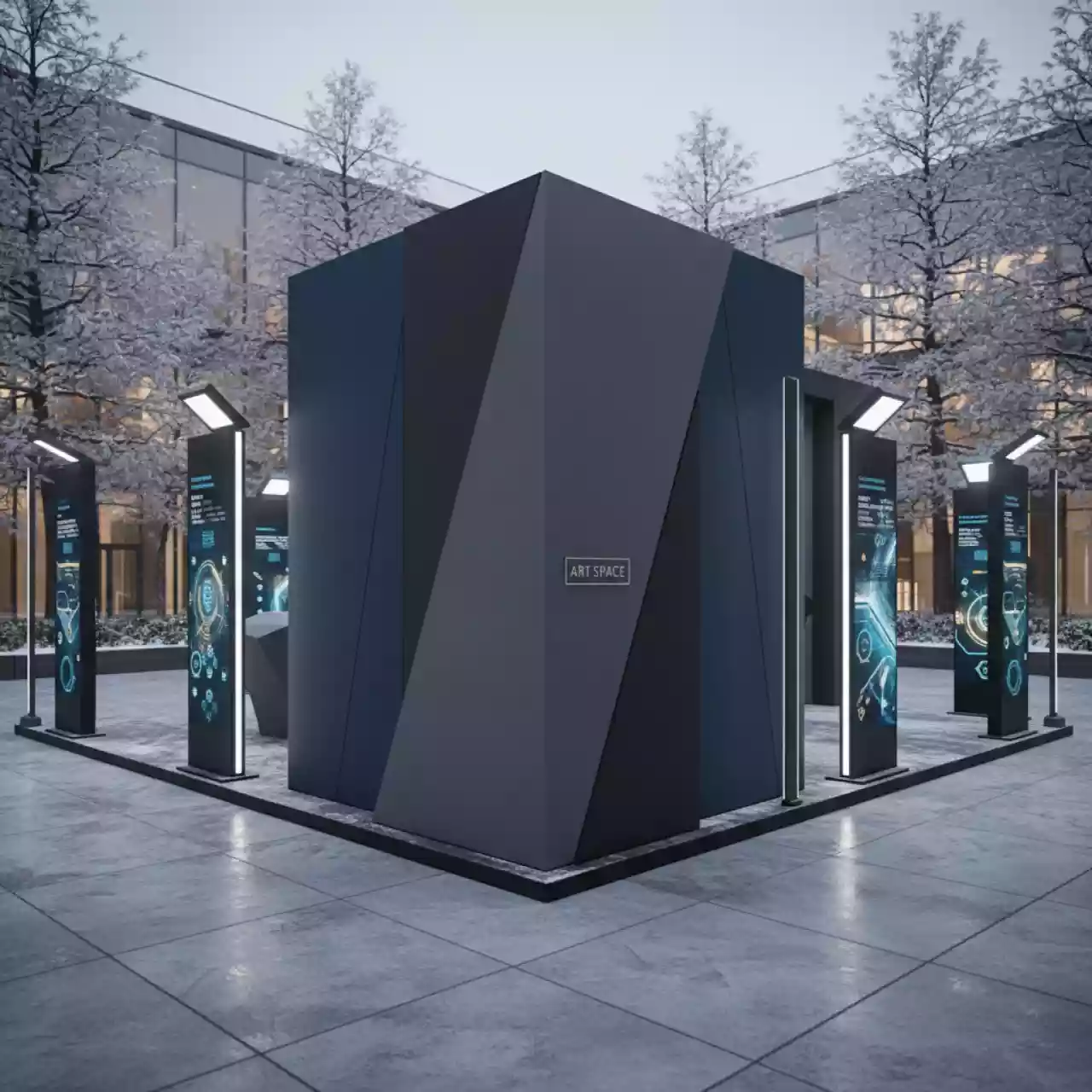 Аренда Модуль угловой ПУ 0.8 в парке «Ривьера» — ART SPACE