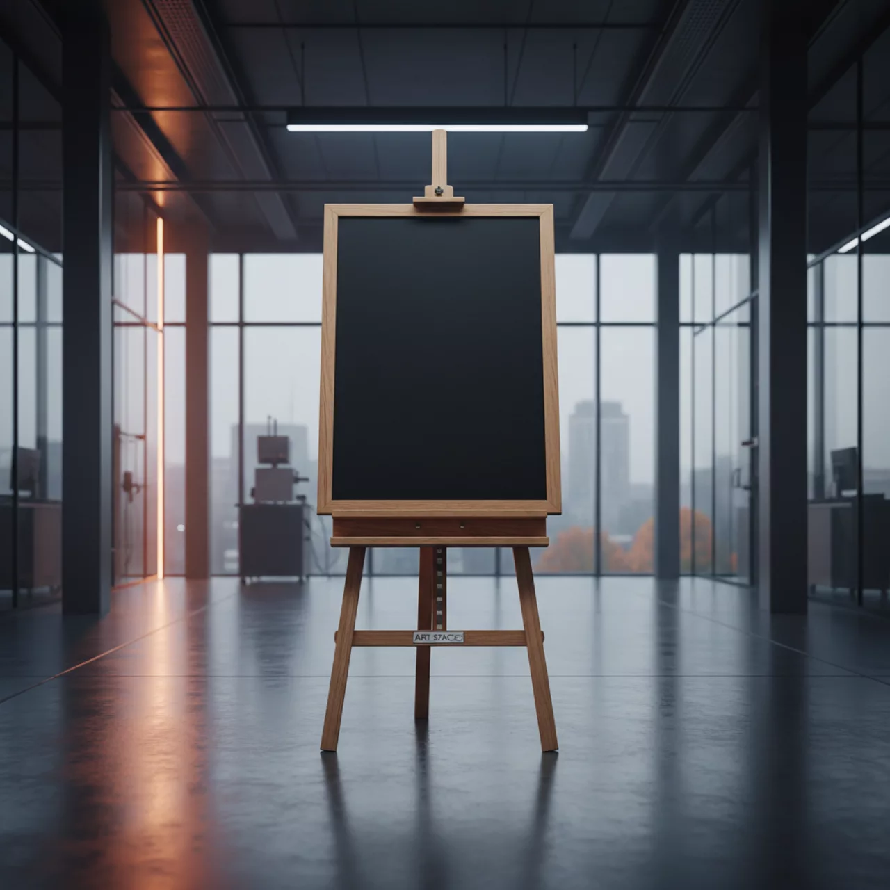 Аренда Мольберт детский деревянный меловой Brauberg 56х67 см в Stella di Mosca — ART SPACE