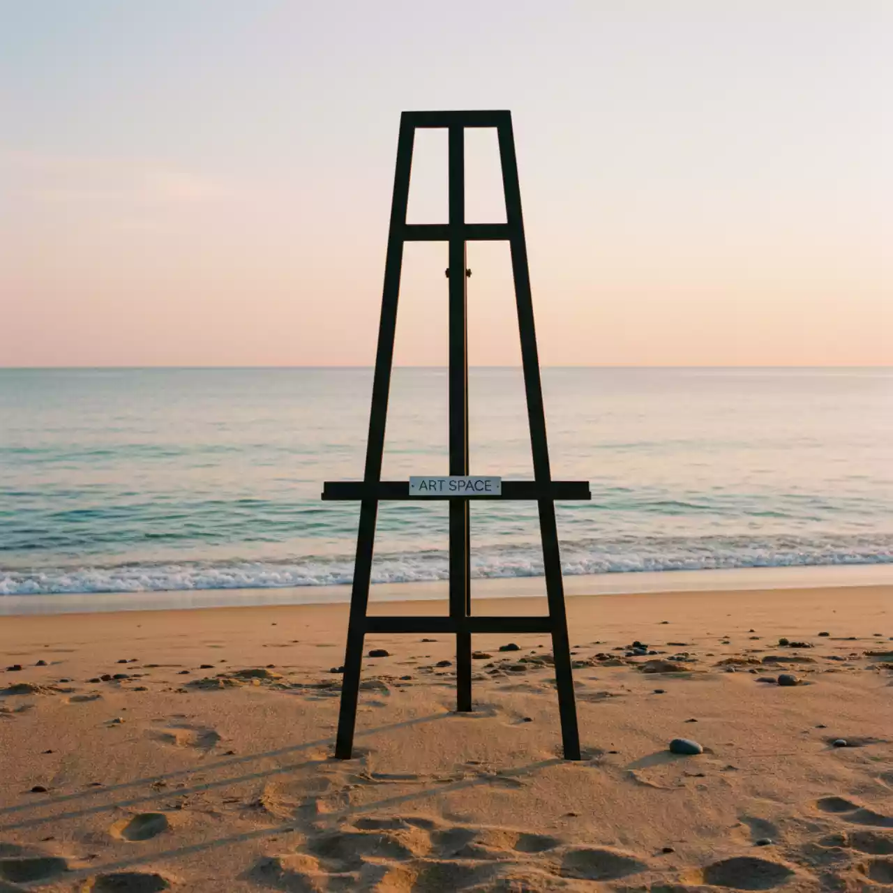 Аренда Мольберт Easelo Black на пляже «Маяк» — ART SPACE