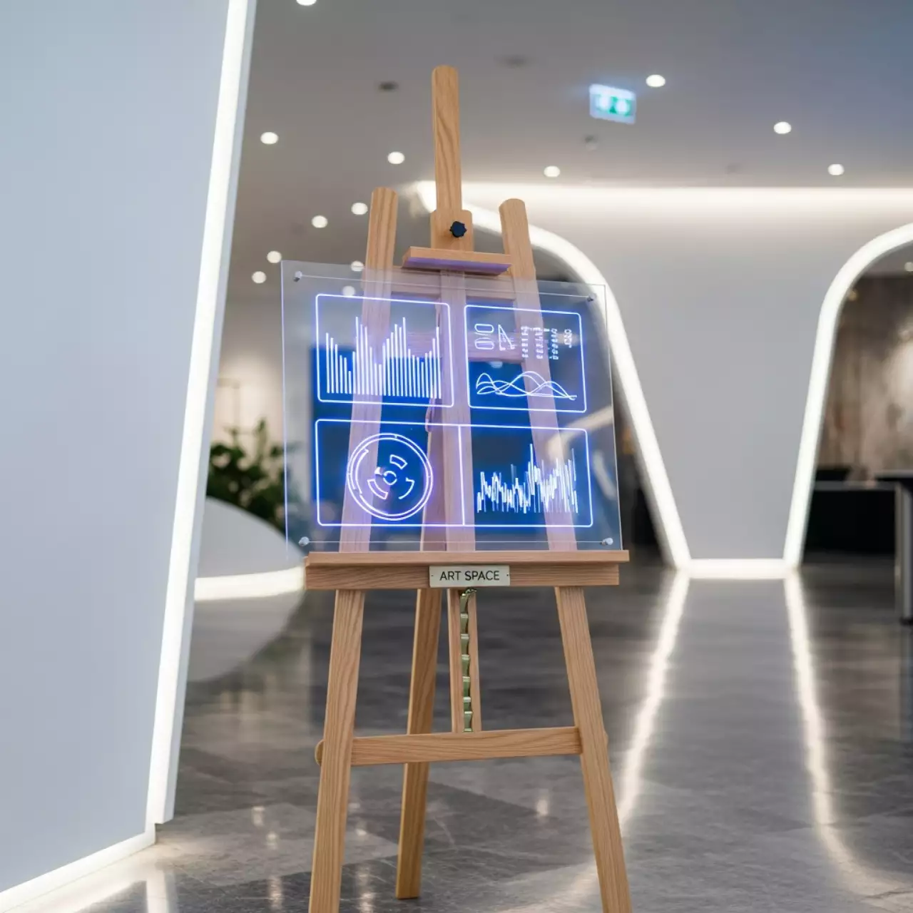 Аренда Мольберт Picasso натуральный в Green Flow Hotel — ART SPACE