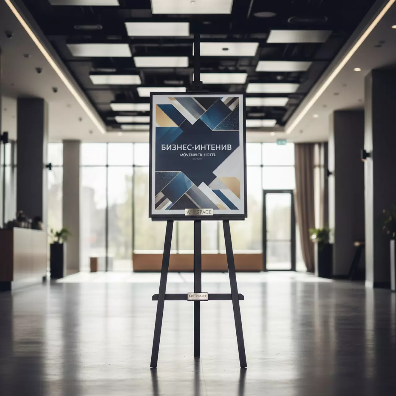 Аренда Мольберт высокий в Mövenpick Hotel — ART SPACE