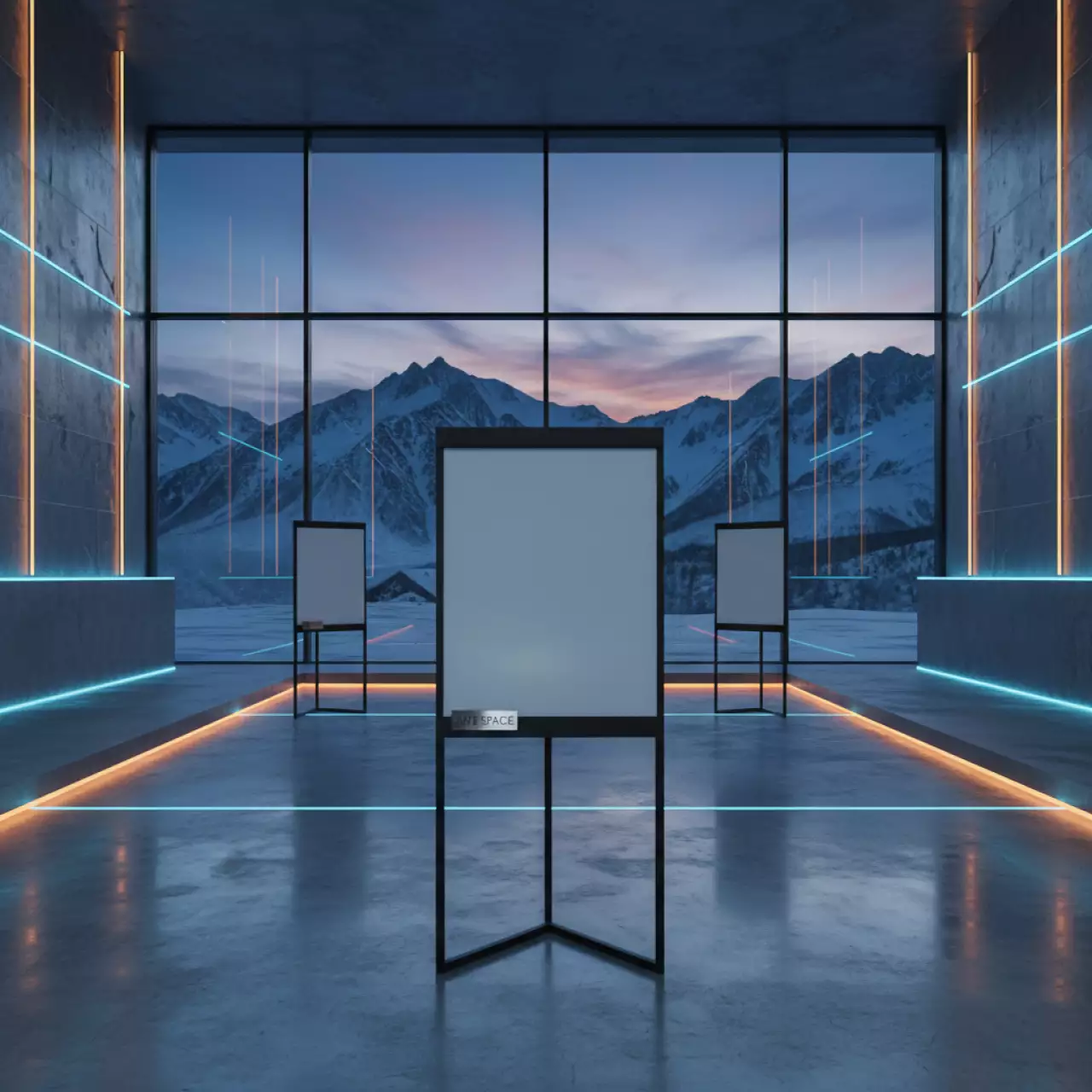 Аренда Мольберты доски флипчарты в ледовом дворце «Роза Хутор» — ART SPACE