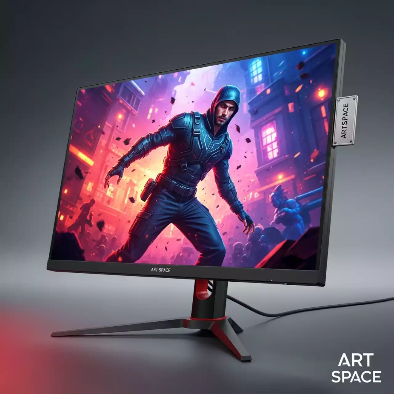 Аренда Монитор 21,5 AOC Gaming G2260VWQ6 черно красный в Red Arena — ART SPACE
