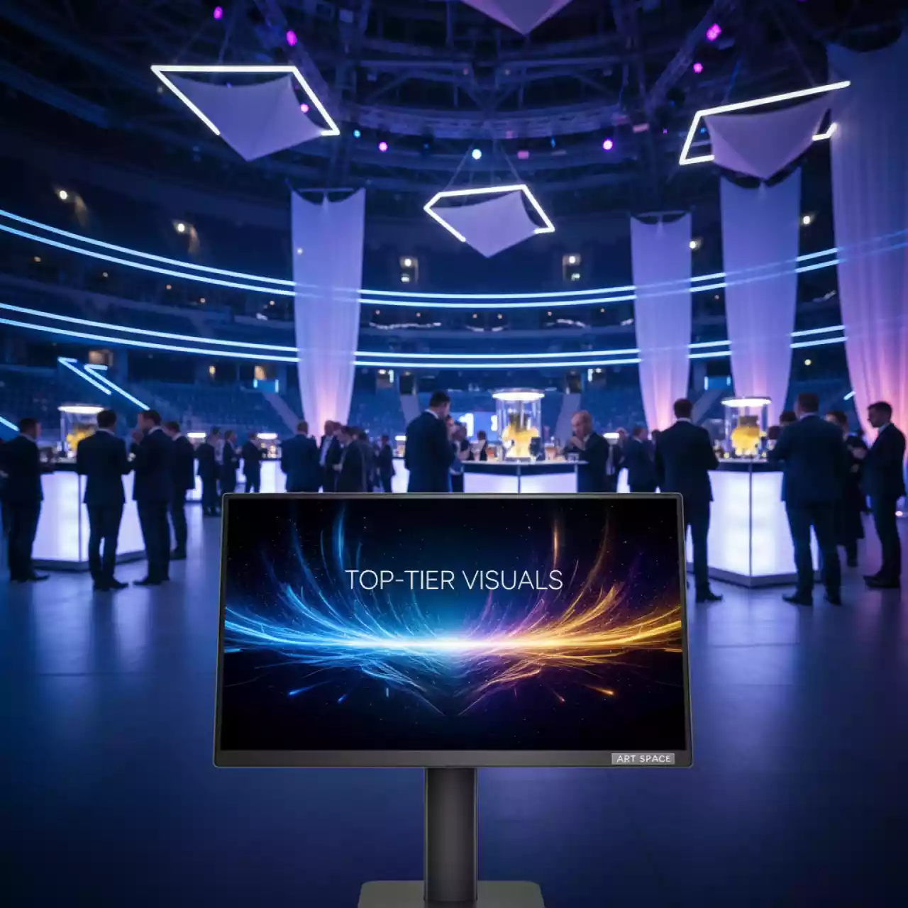 Аренда Монитор 21,5 AOC Value line E2270SWDN черный в Ледовом дворце «Айсберг» — ART SPACE