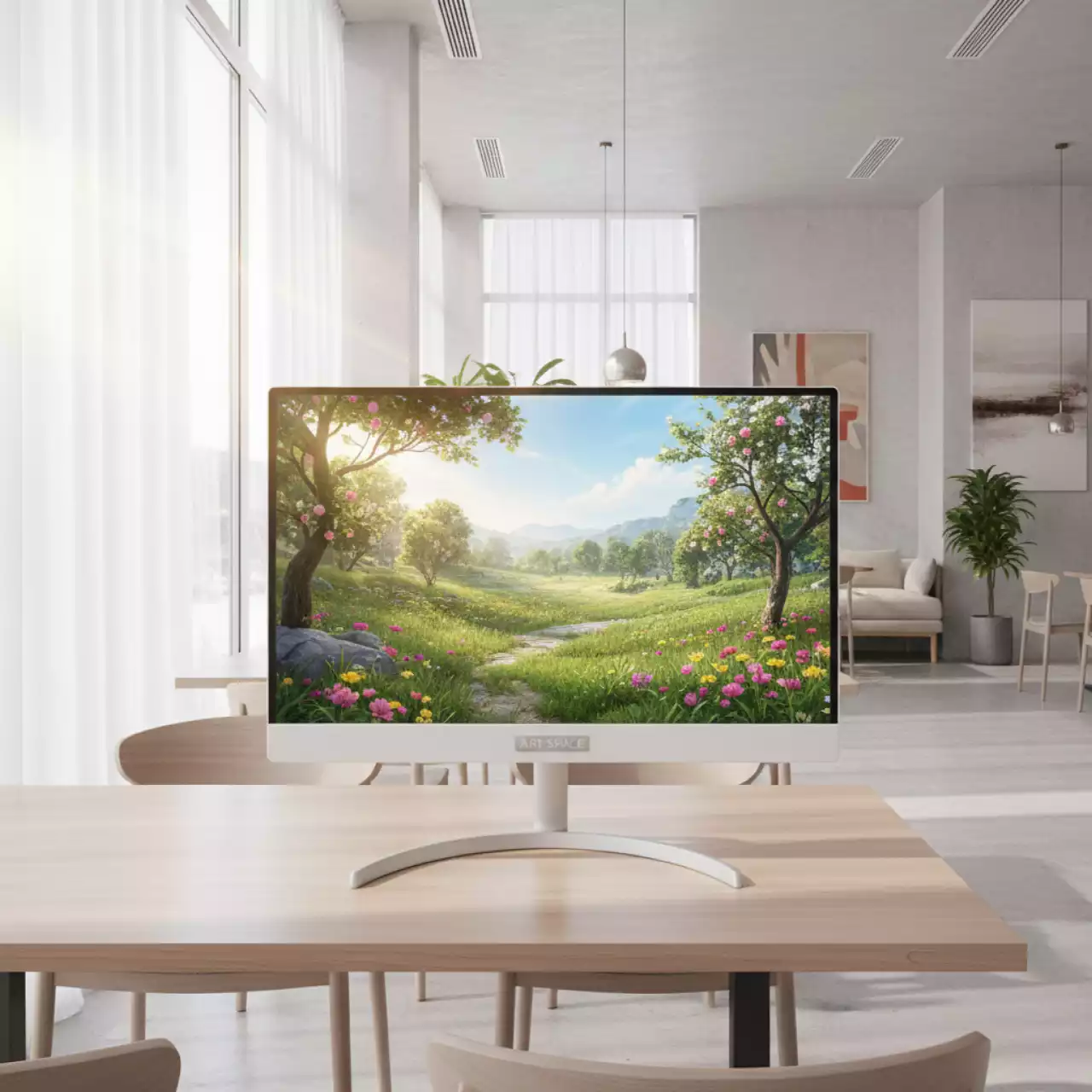 Аренда Монитор 23,8 LG 24MK600M W в ресторане «Voda» — ART SPACE