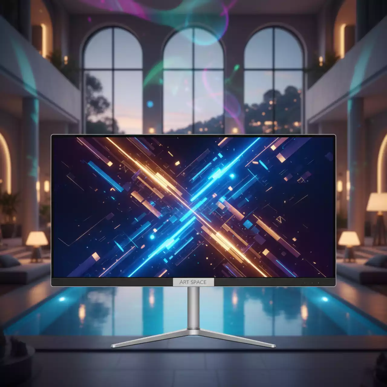 Аренда Монитор 27 AOC Style Line I2781FH серебристо черный на вилле «Анна» — ART SPACE