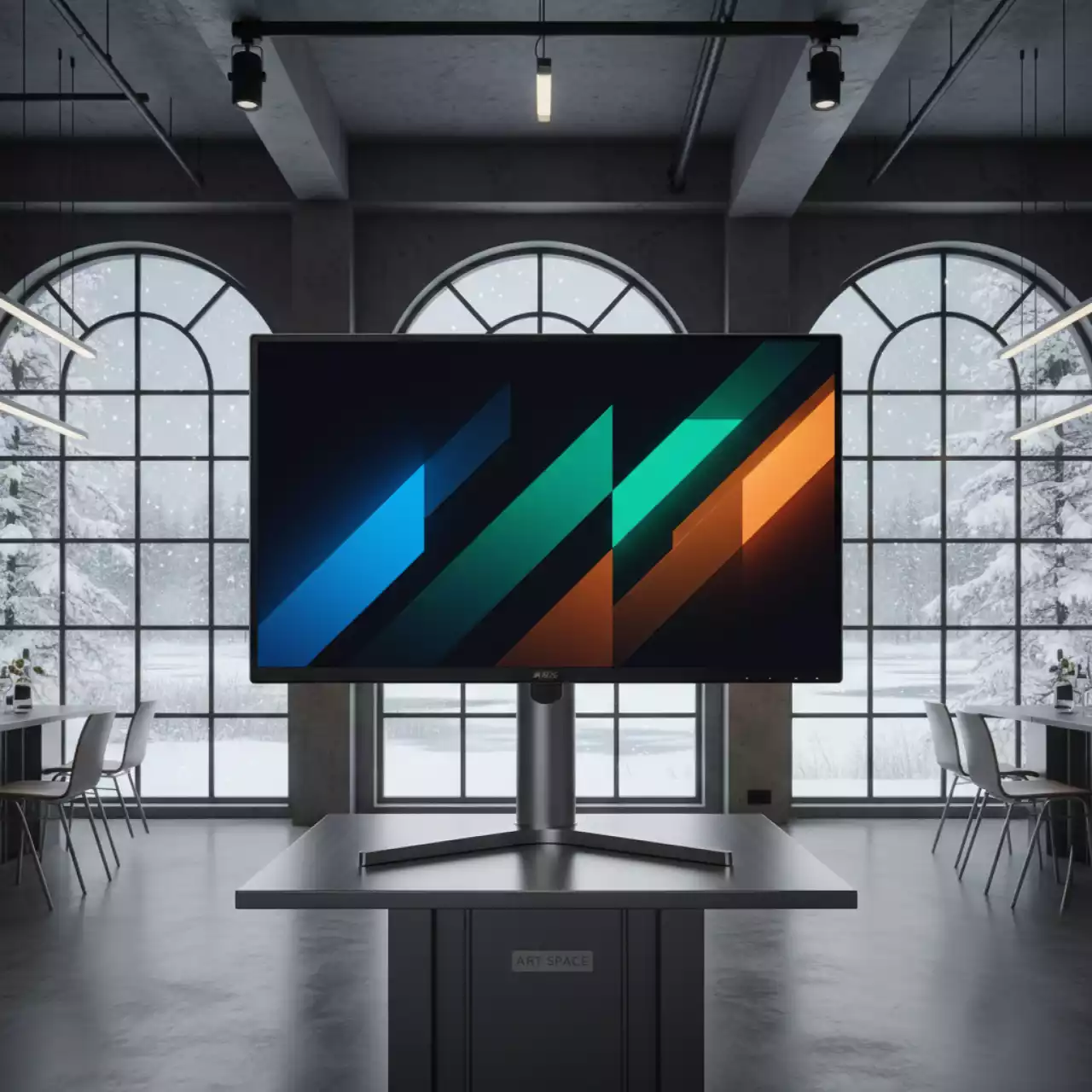 Аренда Монитор 27 Hisense 27G7H в ресторане «Плакучая Ива» — ART SPACE