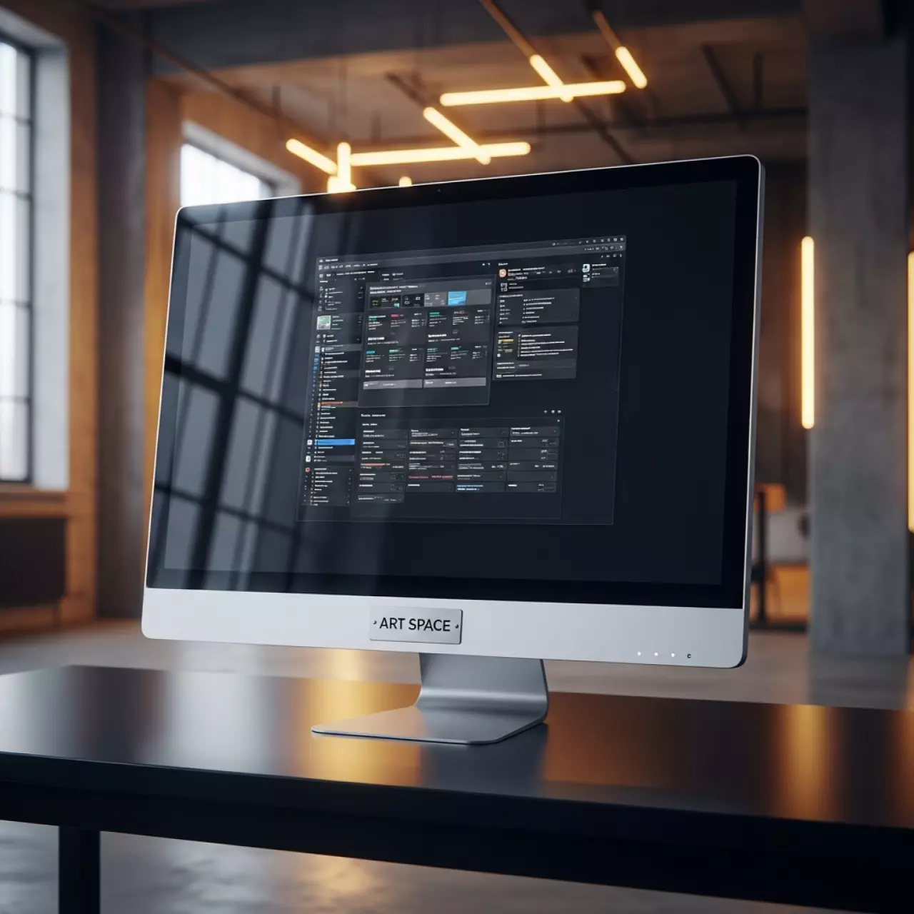 Аренда Монитор 32 AOC Pro line U3277PWQU серебристо черный в Skypark Sochi — ART SPACE