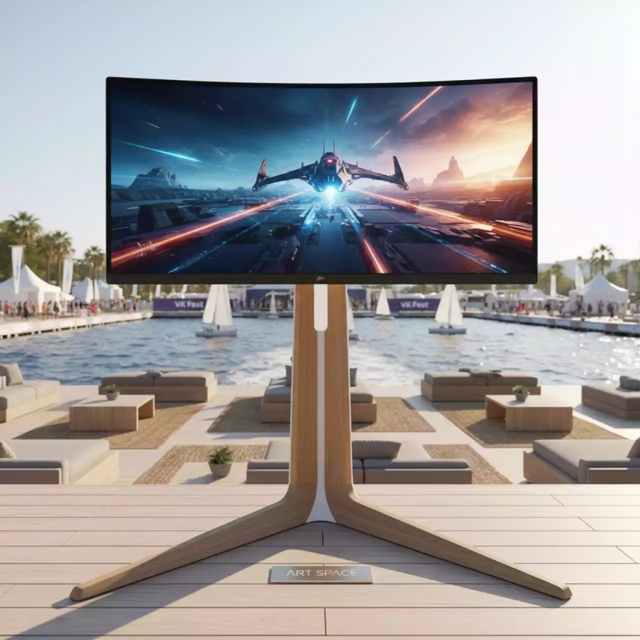 Аренда Монитор игровой 32 " Classic Solution VG3211SQU на парусной регате (Сочи) — ART SPACE